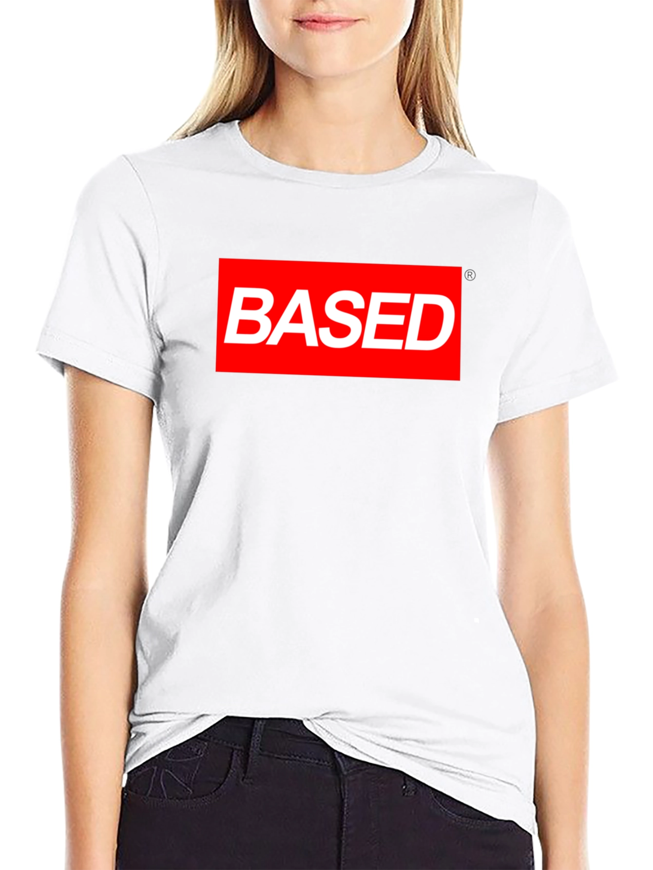 Based Red Box Black T-Shirt