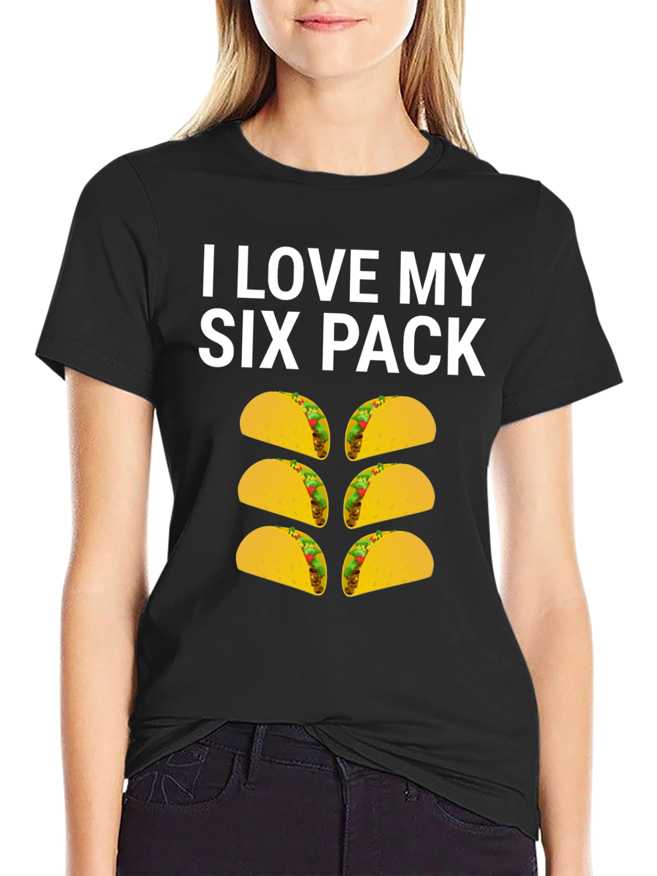 I Love My Six Pack Taco T-Shirt