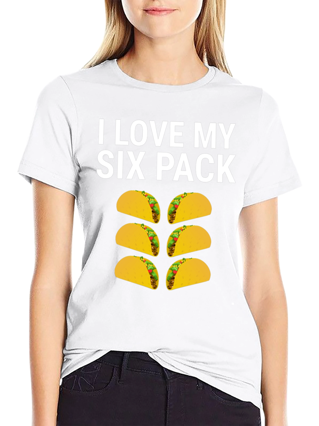 I Love My Six Pack Taco T-Shirt