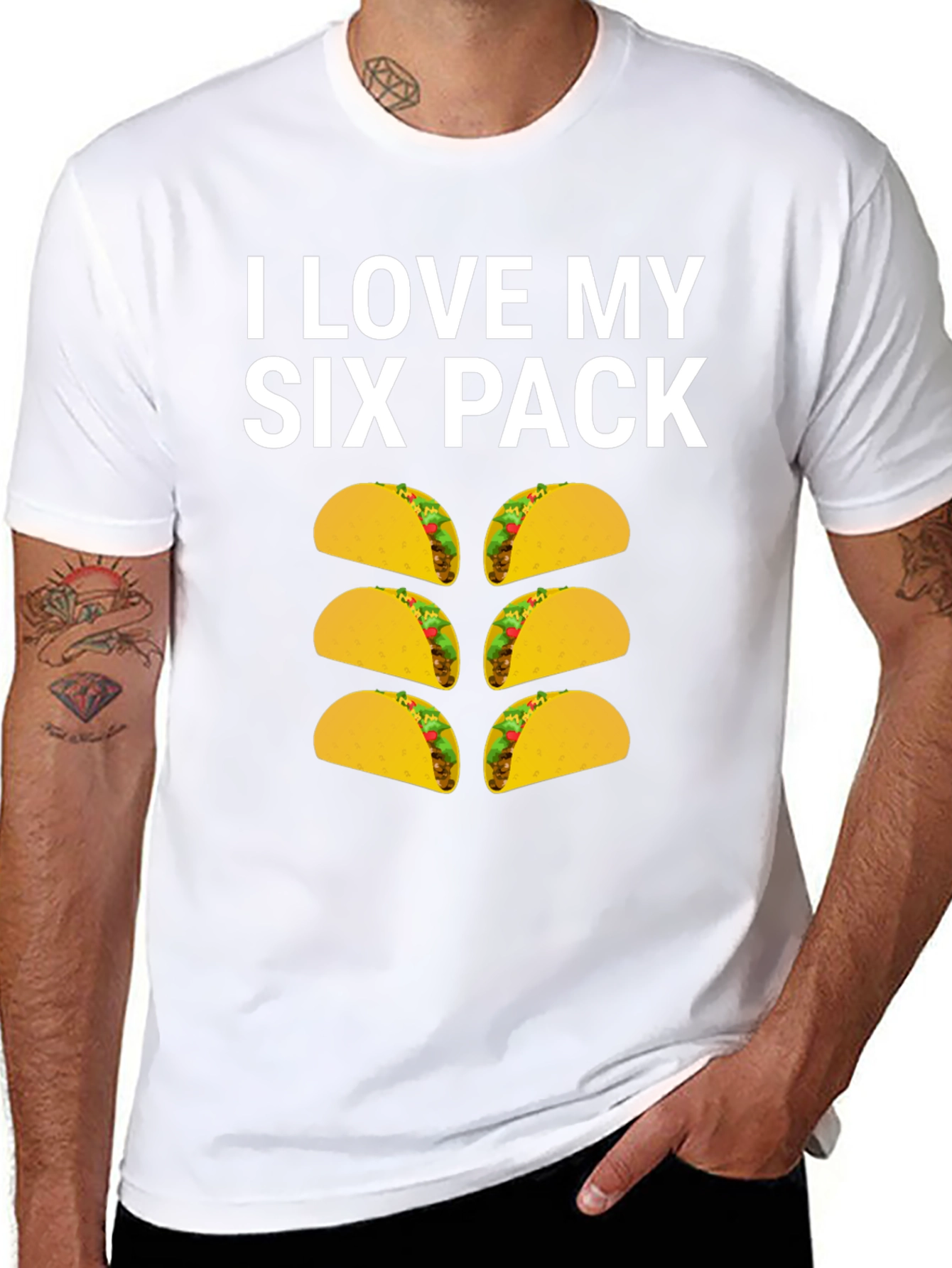 I Love My Six Pack Taco T-Shirt