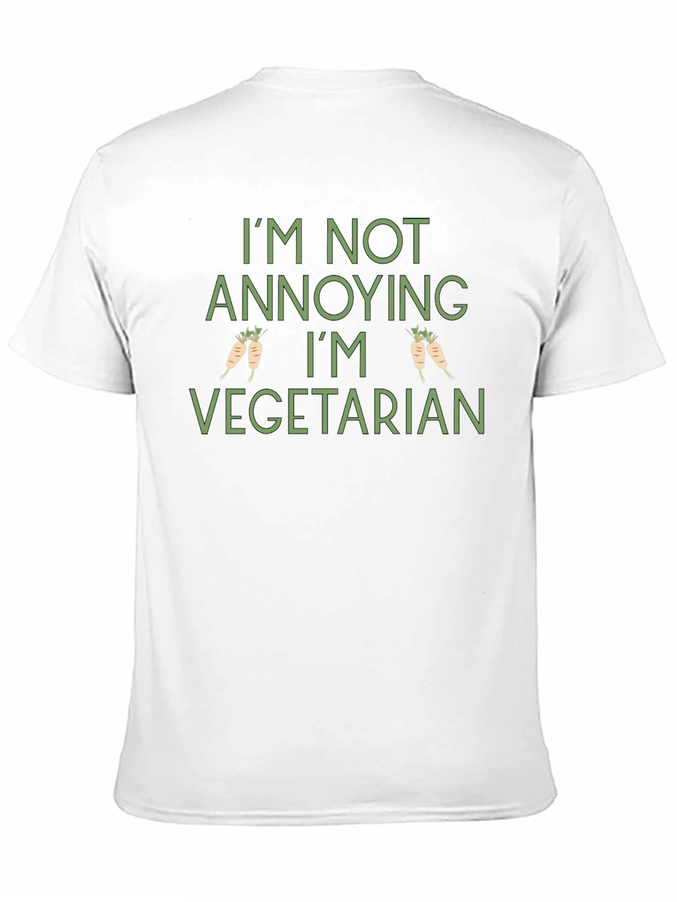 Vegetarian T-Shirt - Funny Annoying Vegetarian Tee