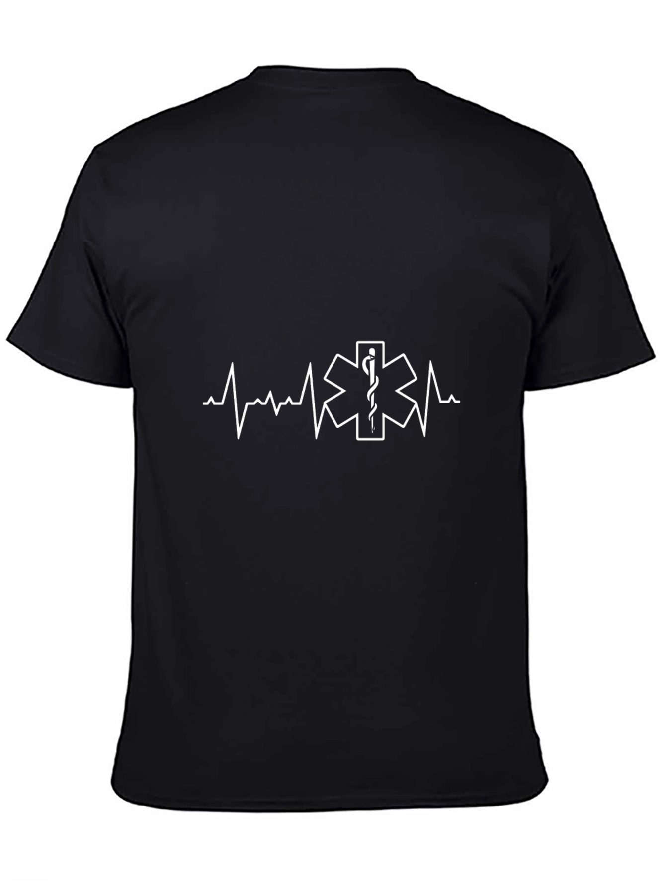 Star of Life Heartbeat T-Shirt - EMS Paramedic