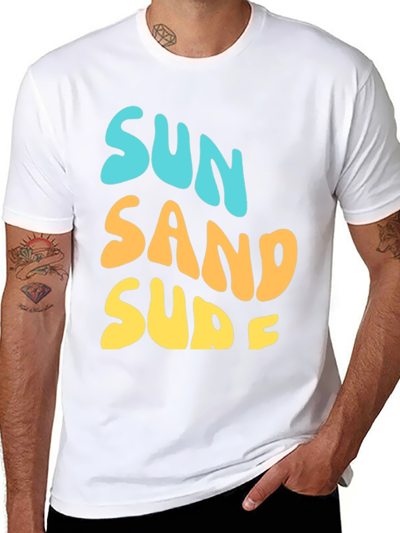 Sun Sand Surf Retro T-Shirt