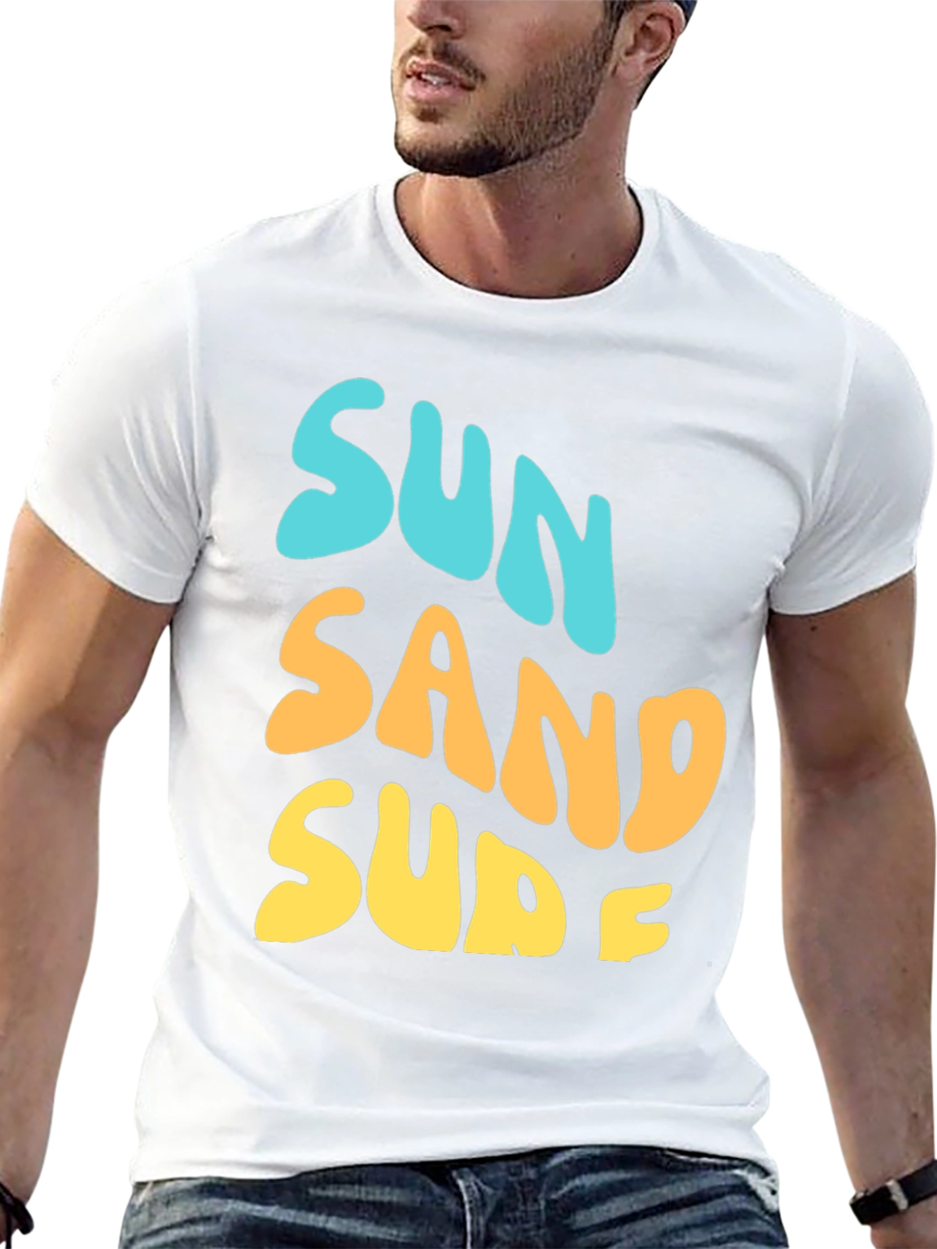 Sun Sand Surf Retro T-Shirt