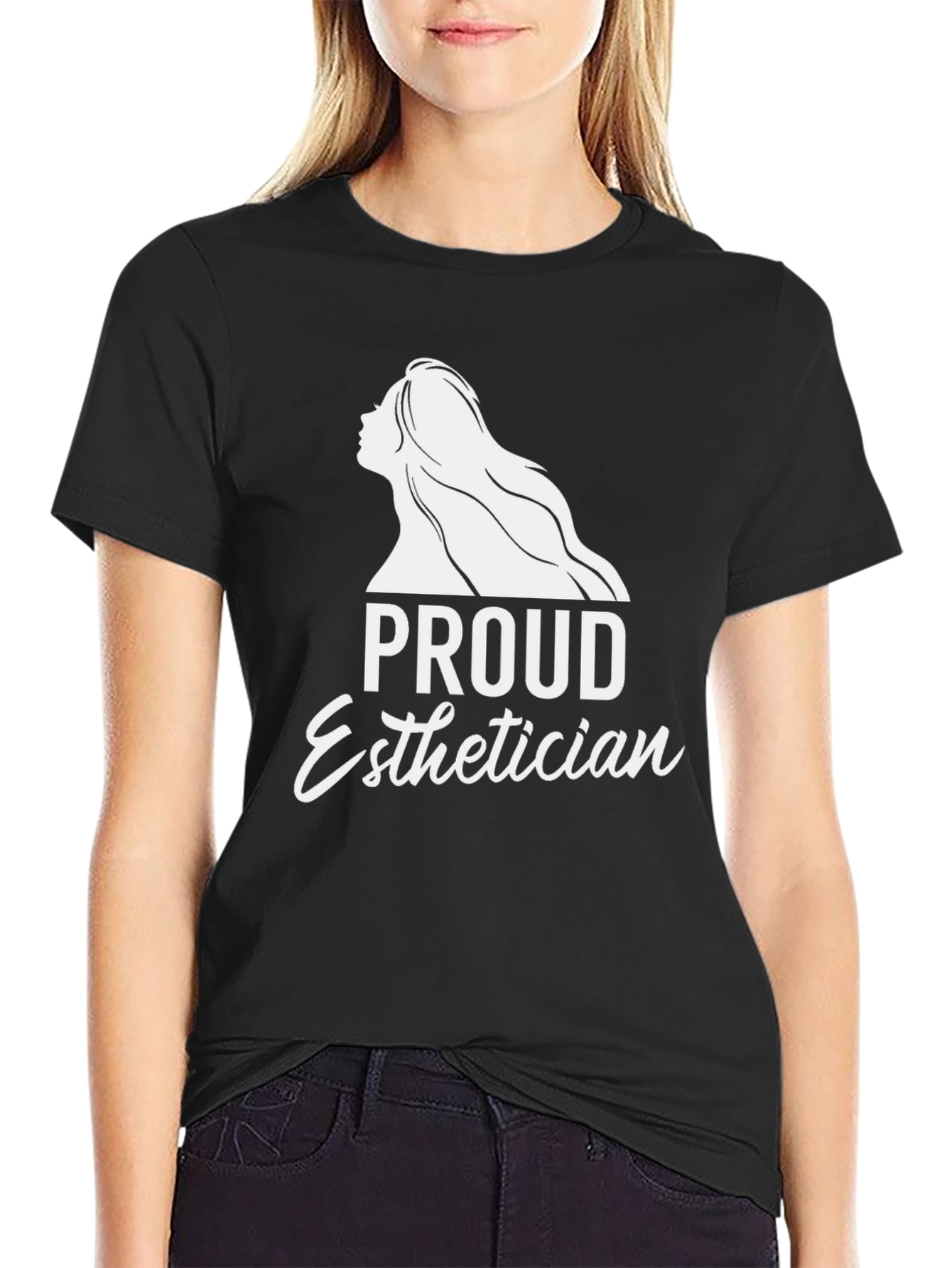 Proud Esthetician Graphic Tee - Black Unisex T-Shirt