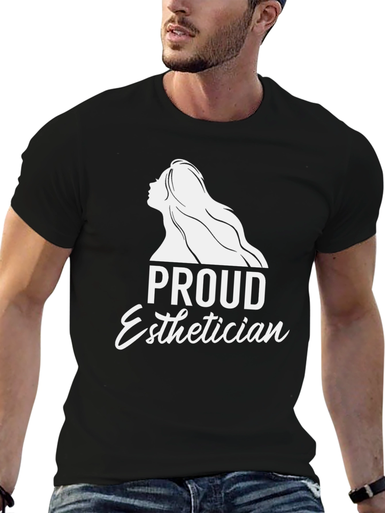 Proud Esthetician Graphic Tee - Black Unisex T-Shirt