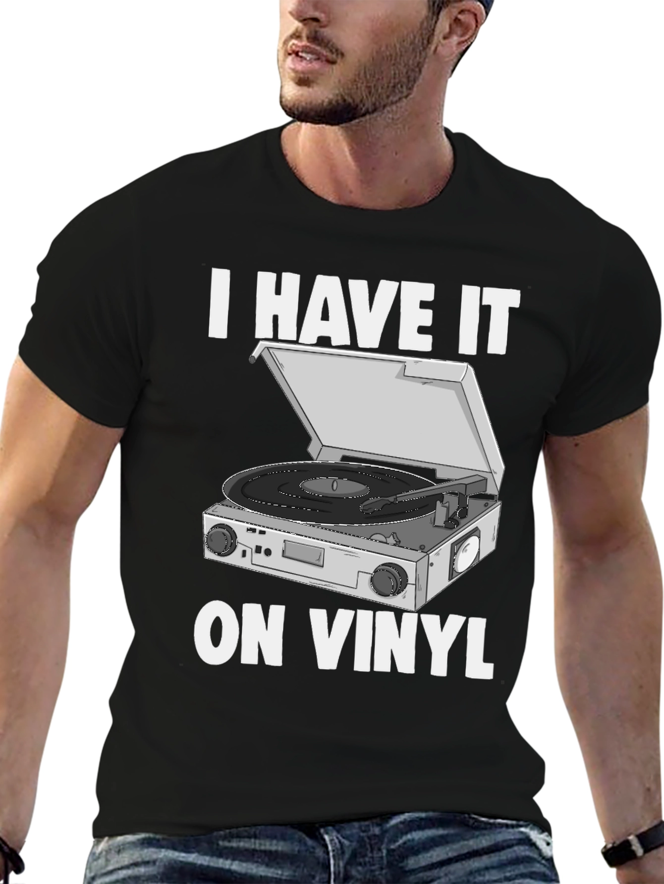 I Have It On Vinyl Graphic T-Shirt