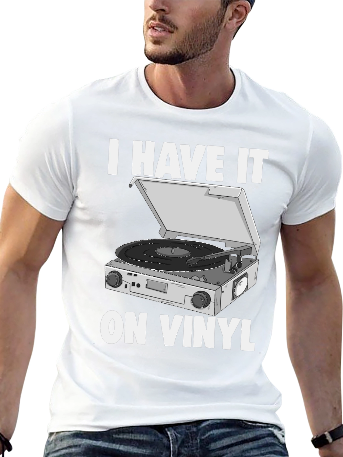 I Have It On Vinyl Graphic T-Shirt