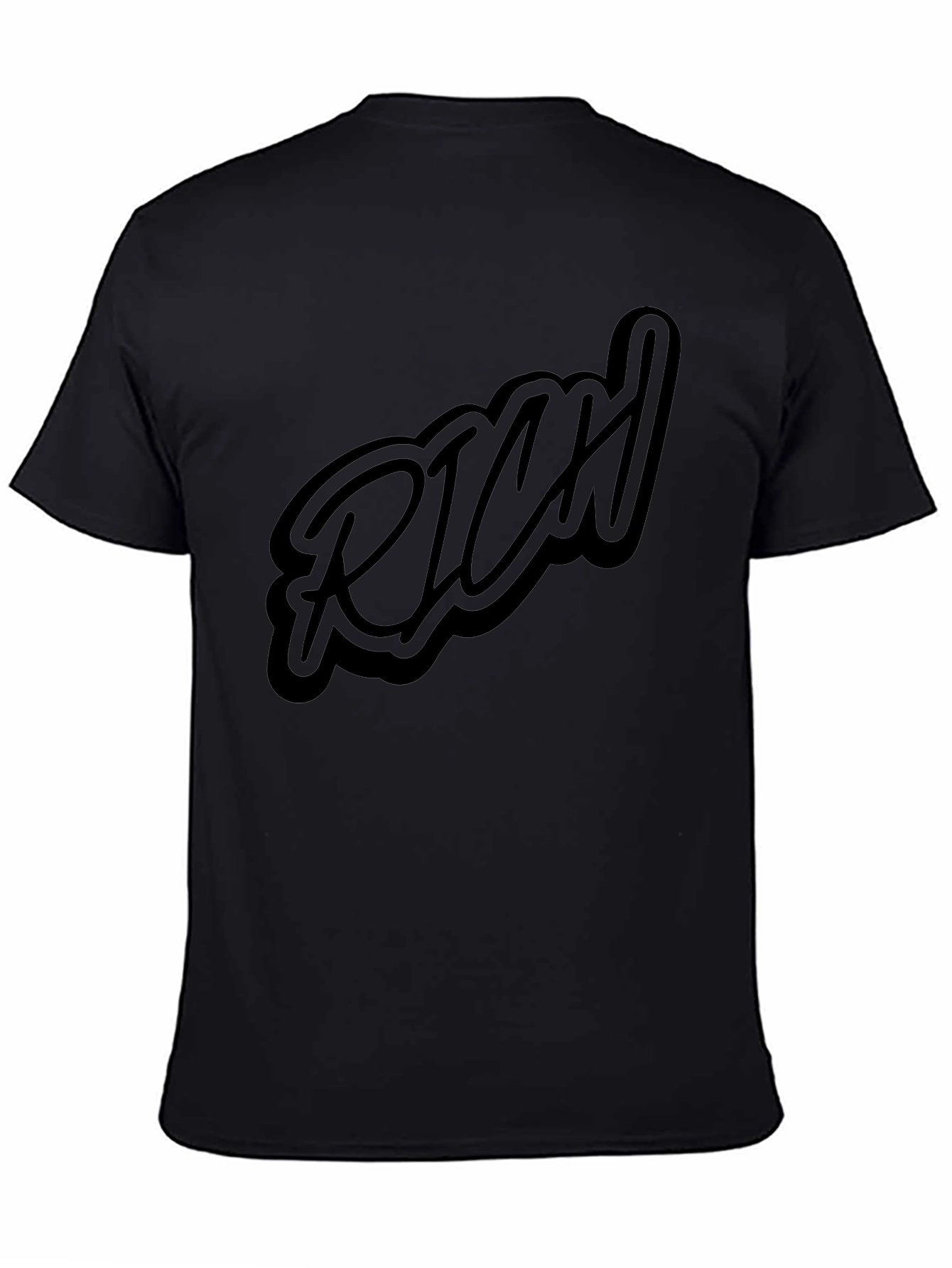 RICH Graphic T-Shirt - Black Casual Tee
