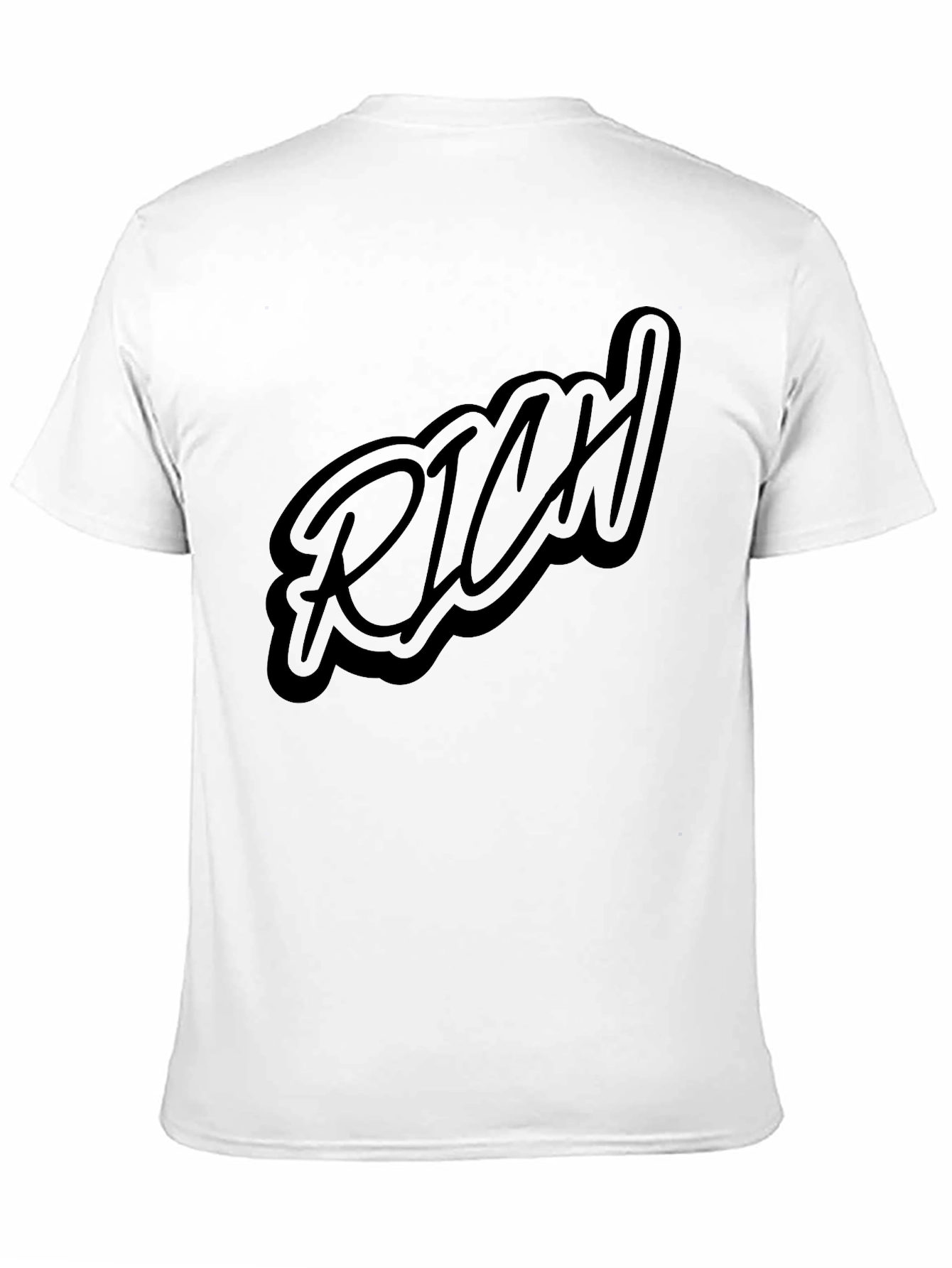 RICH Graphic T-Shirt - Black Casual Tee
