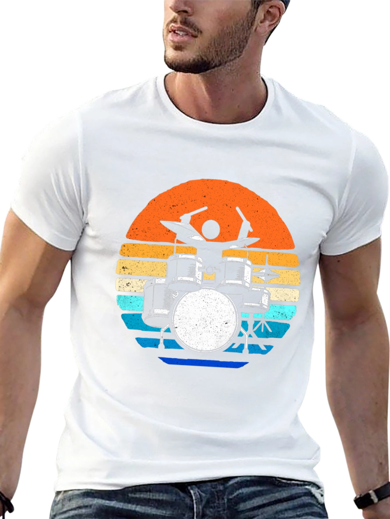 Retro Drum Set T-Shirt