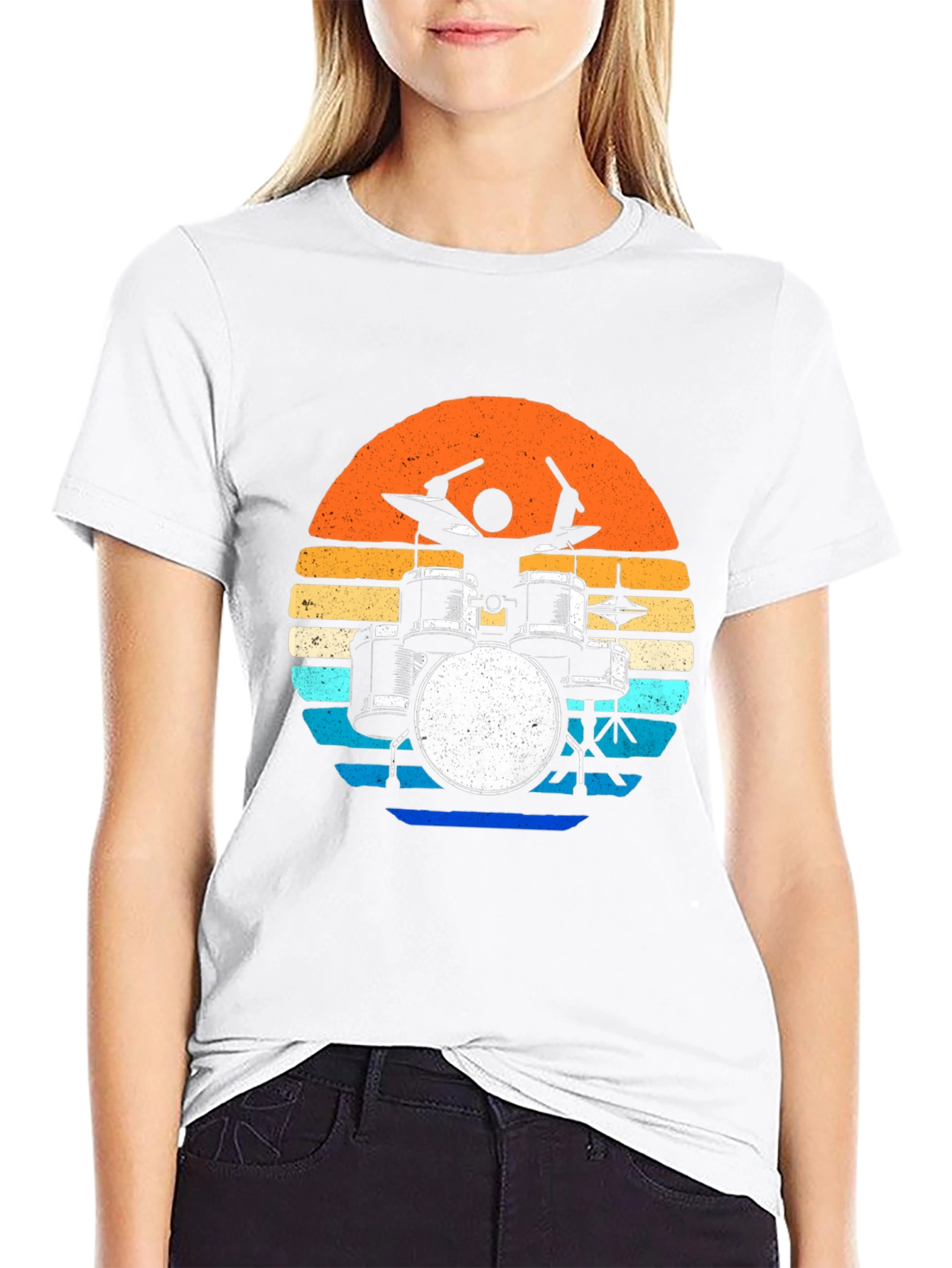 Retro Drum Set T-Shirt