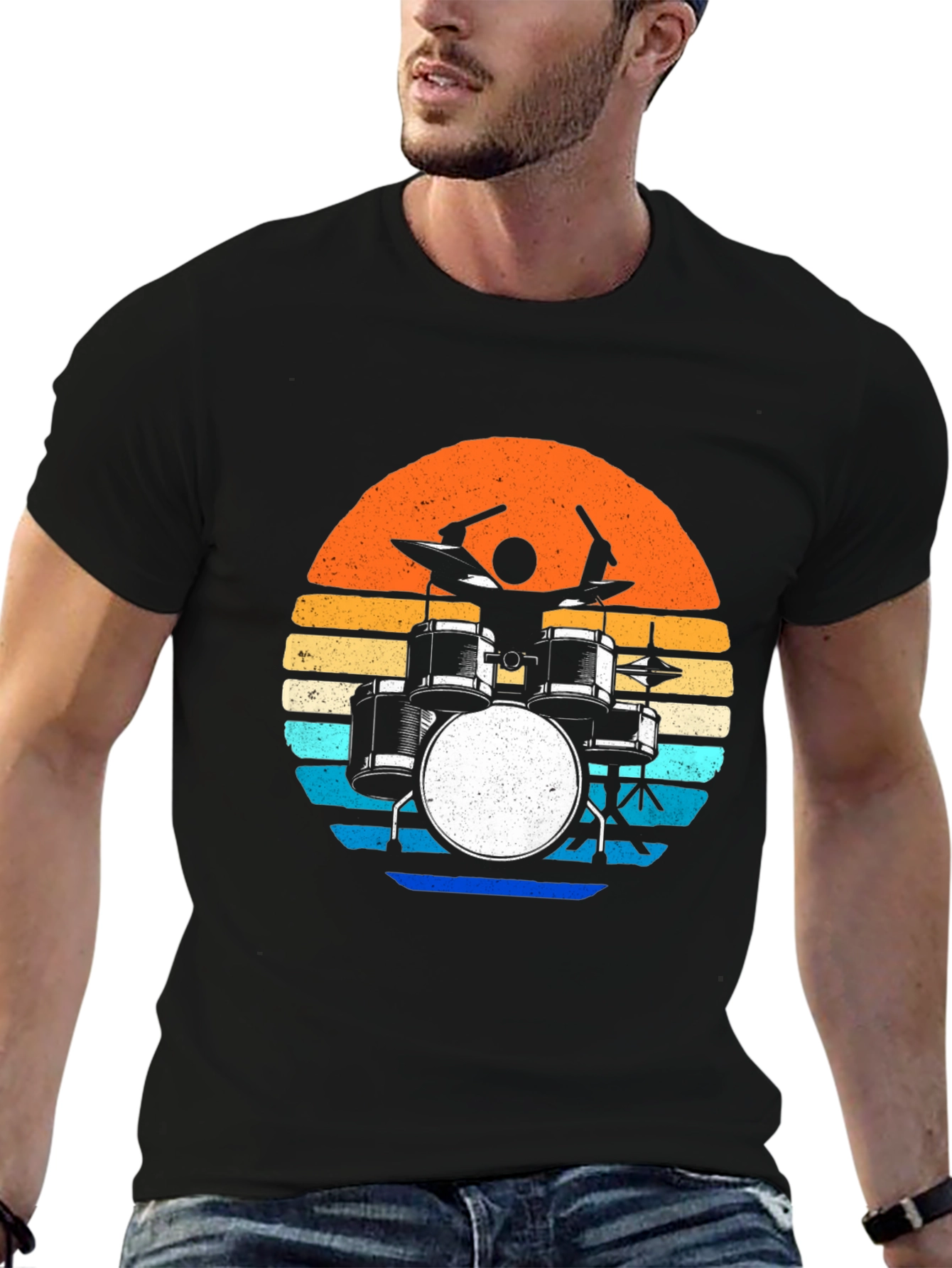Retro Drum Set T-Shirt