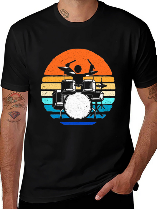 Retro Drum Set T-Shirt