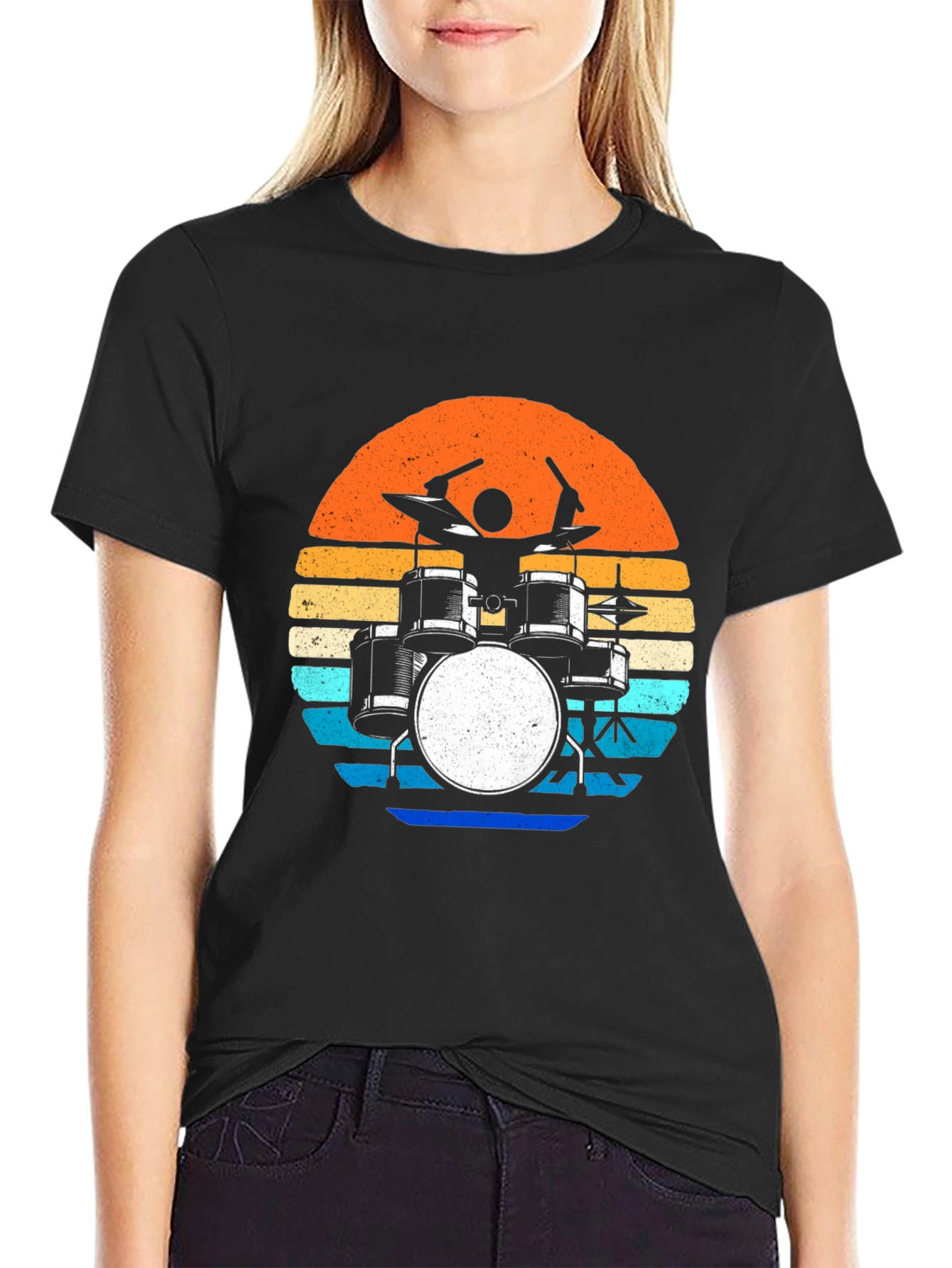 Retro Drum Set T-Shirt