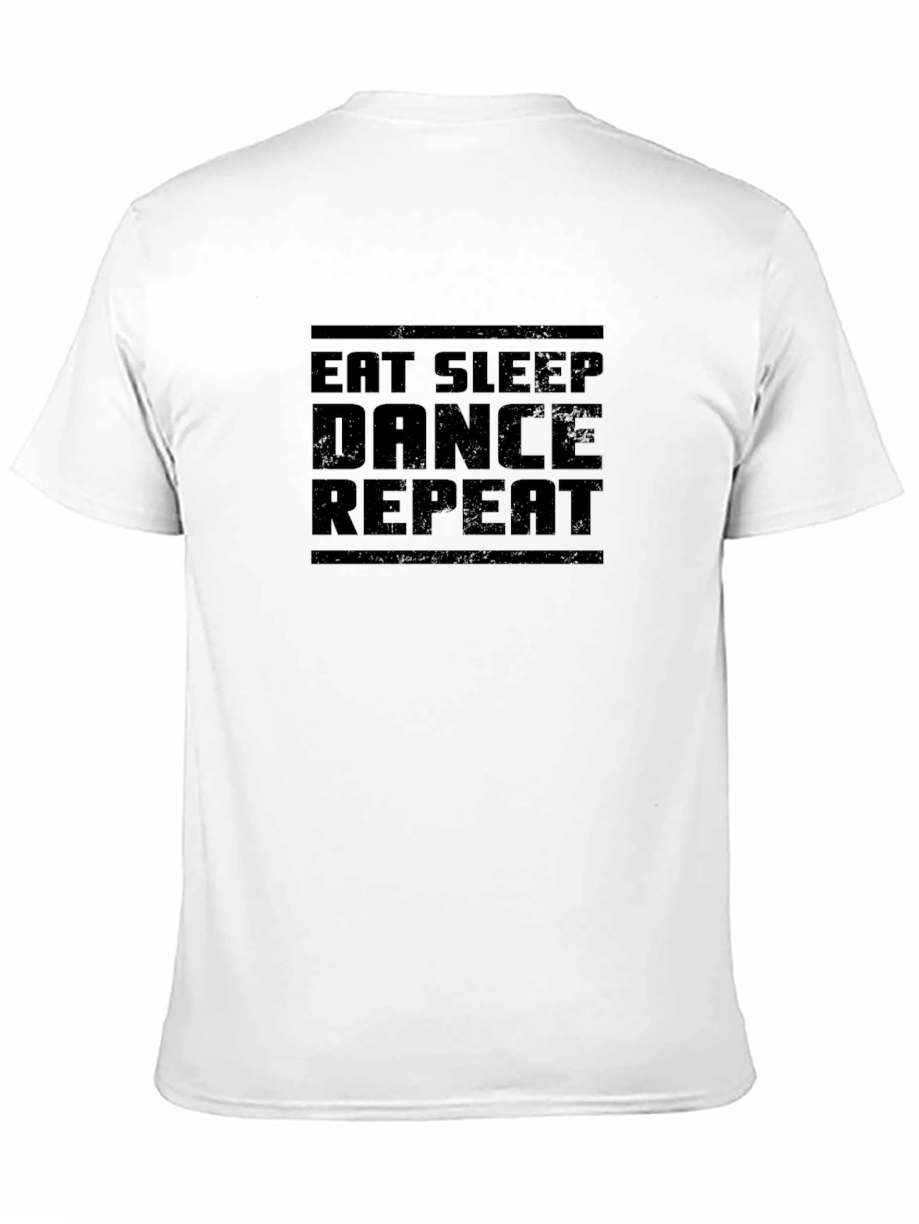Eat Sleep Dance Repeat Black Graphic Tee Shirt