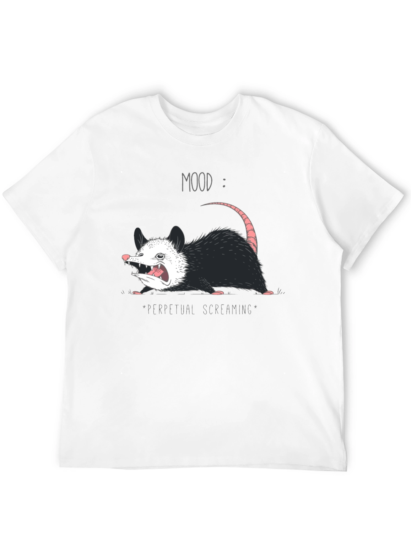 Mood Perpetual Screaming Opossum T-Shirt