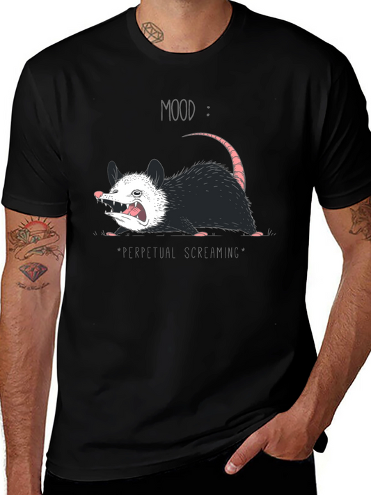 Mood Perpetual Screaming Opossum T-Shirt