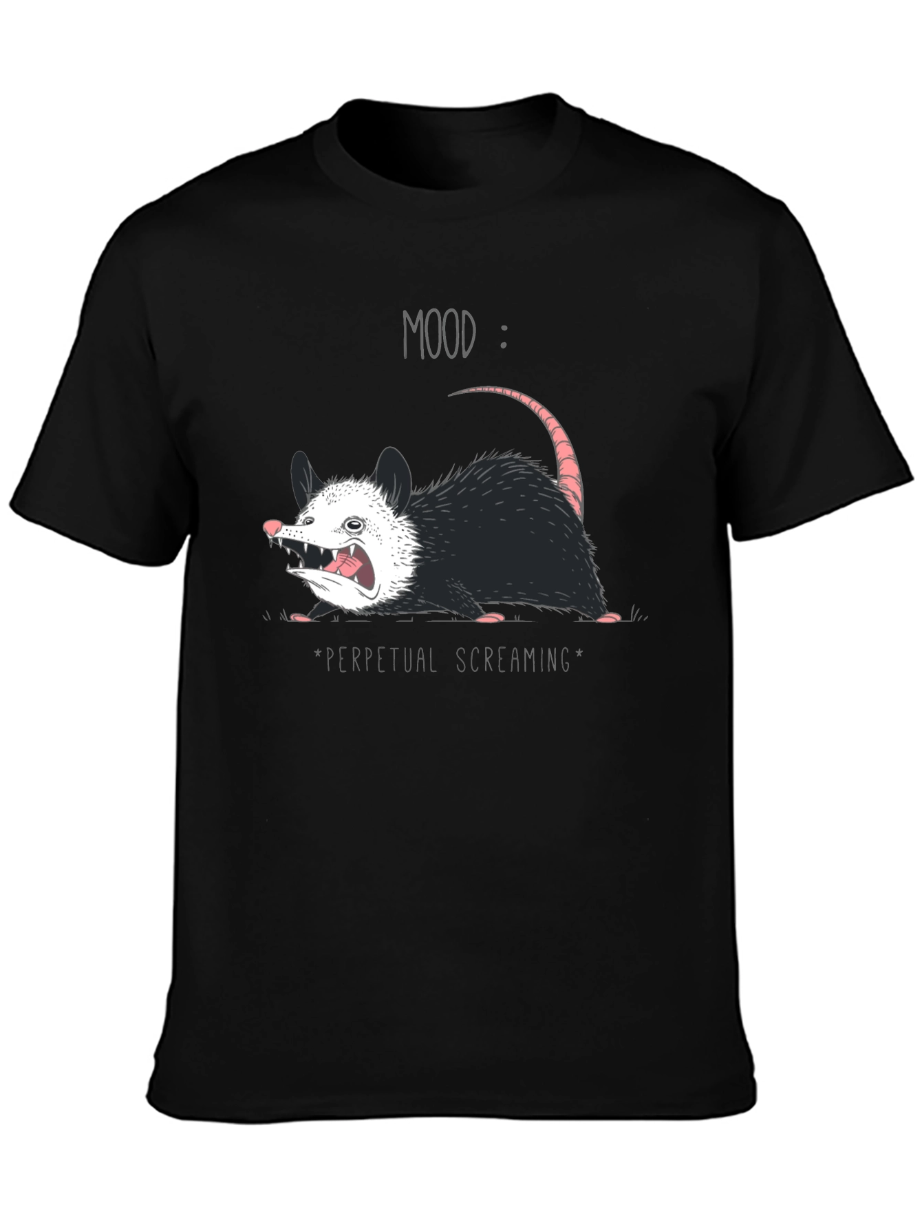 Mood Perpetual Screaming Opossum T-Shirt