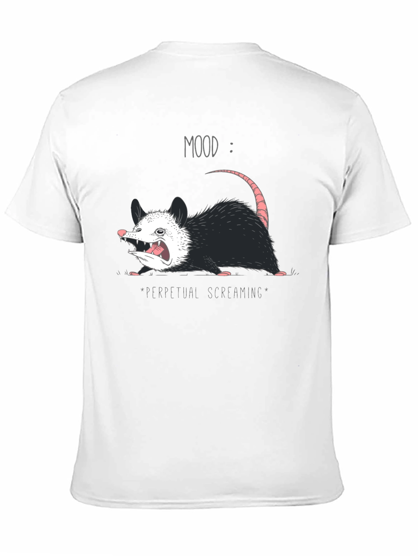 Mood Perpetual Screaming Opossum T-Shirt
