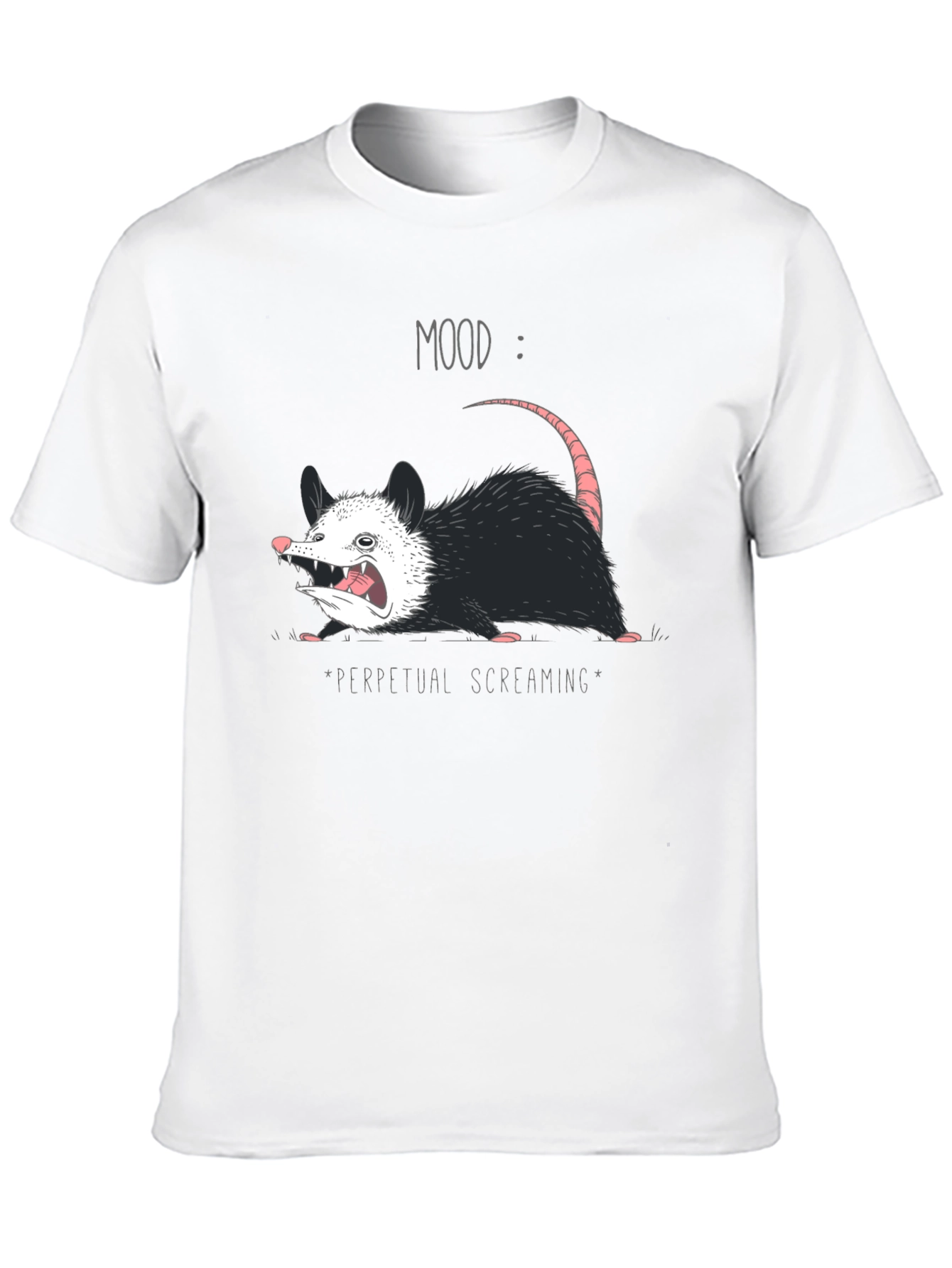 Mood Perpetual Screaming Opossum T-Shirt