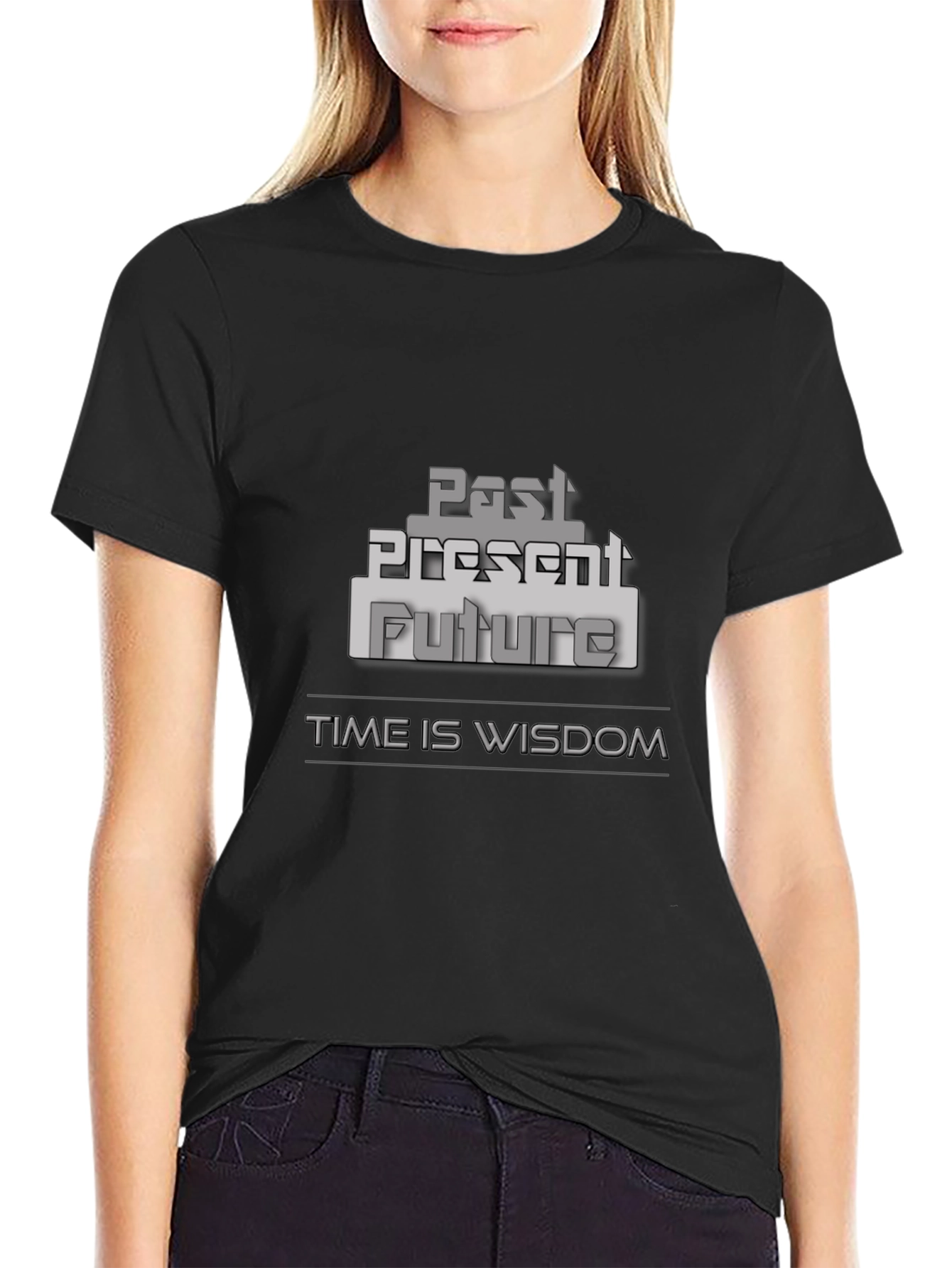 Past Present Future Time is Wisdom Graphic T-Shirt