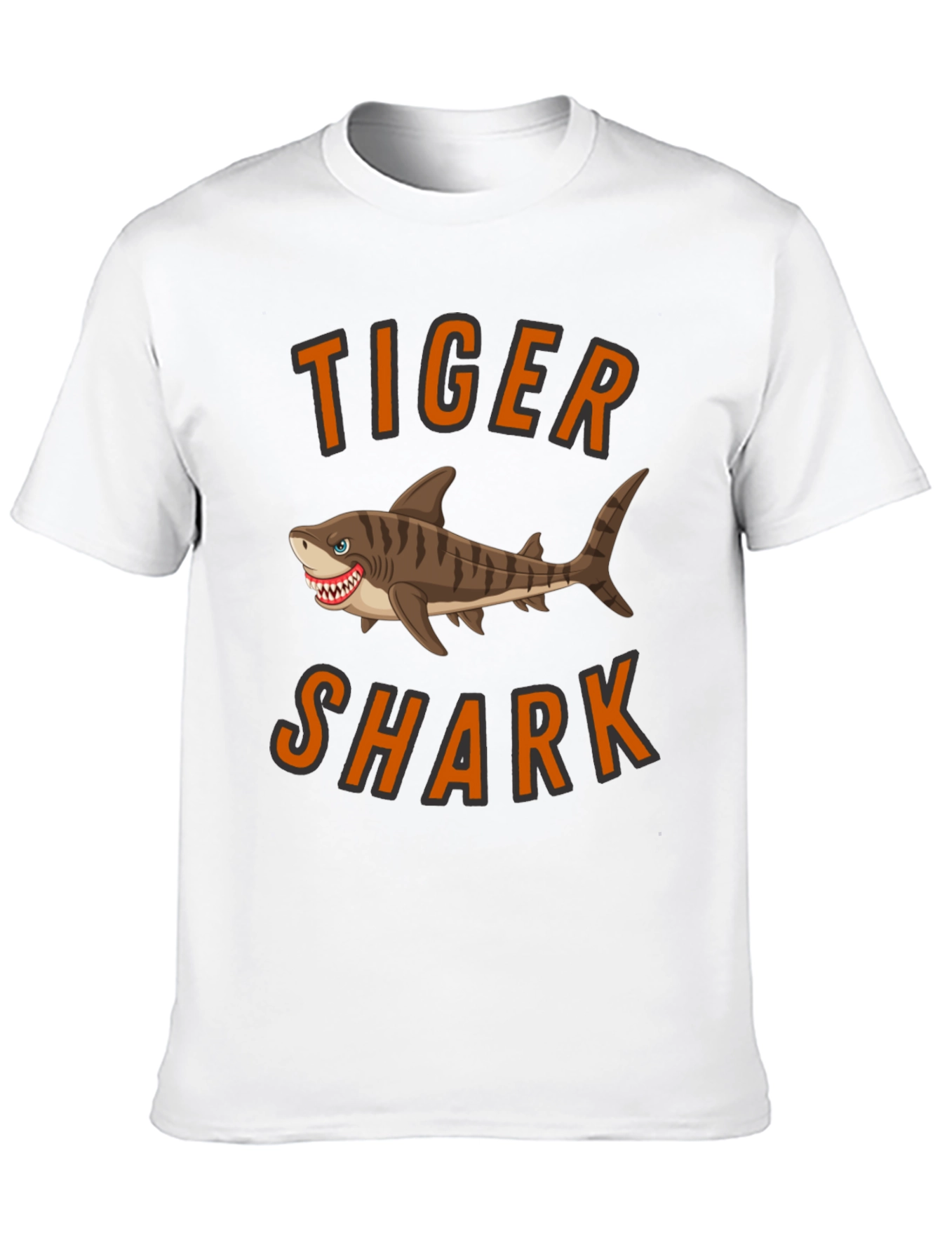 Tiger Shark Graphic T-Shirt - Cool Animal Tee
