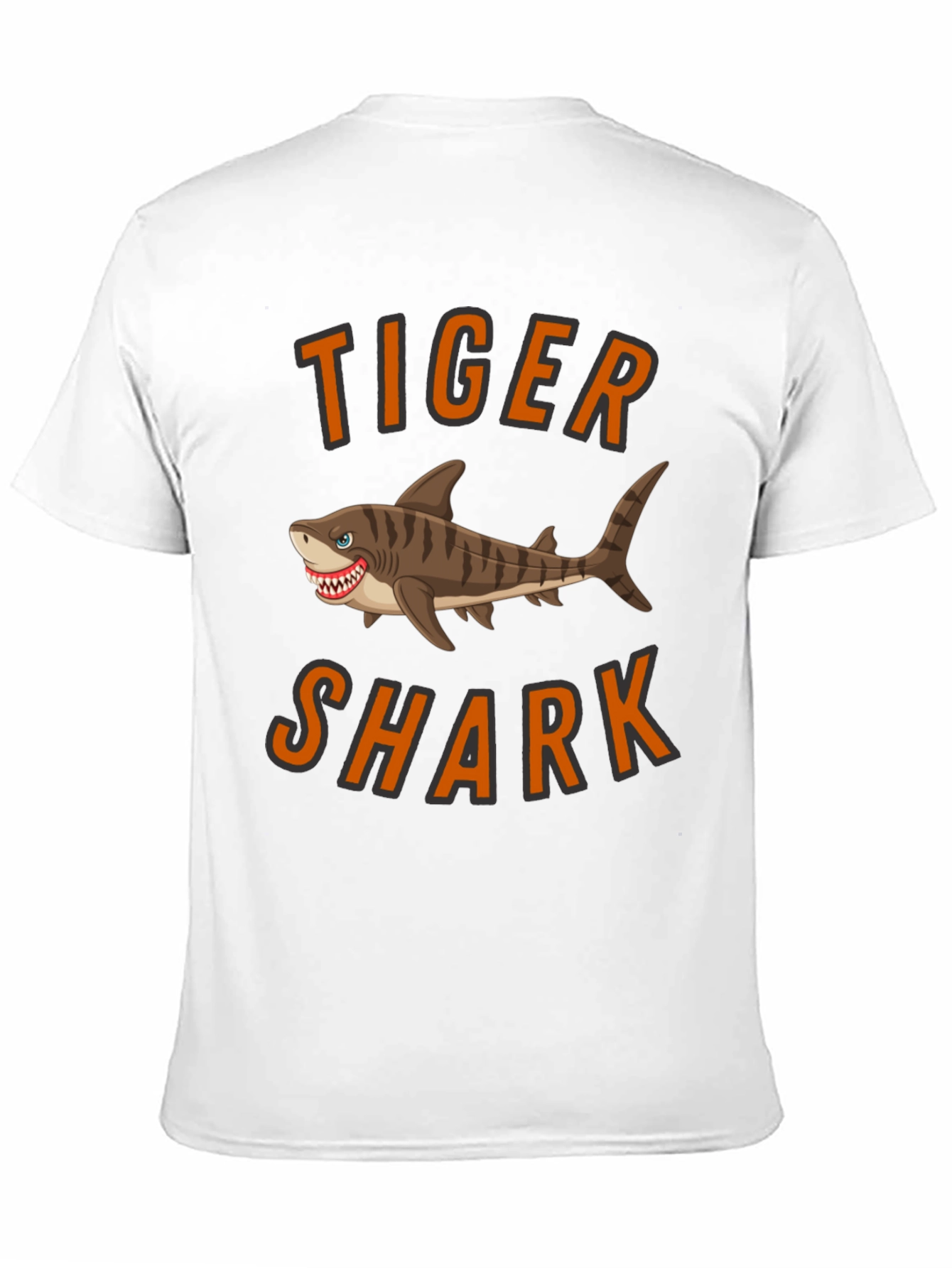 Tiger Shark Graphic T-Shirt - Cool Animal Tee