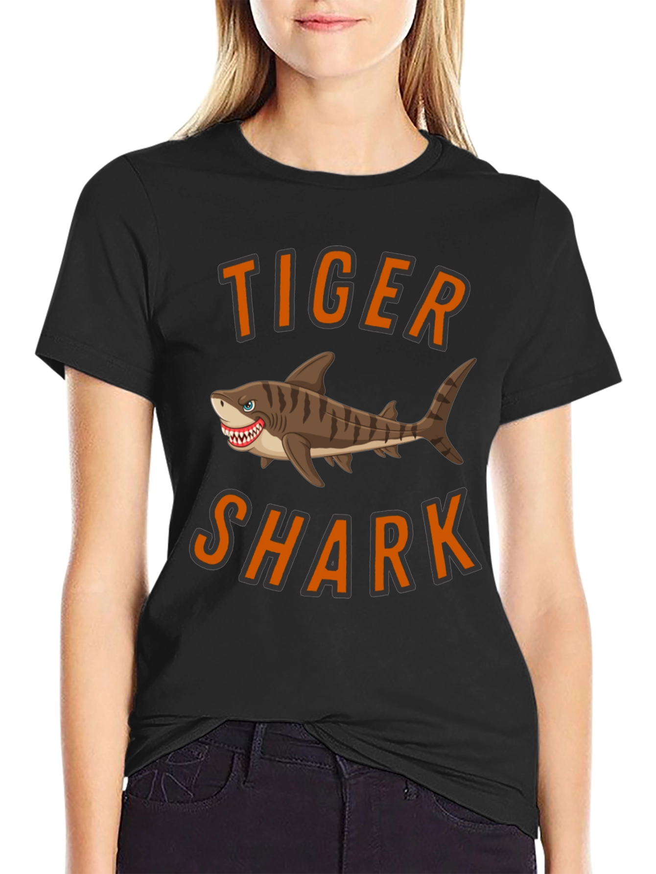 Tiger Shark Graphic T-Shirt - Cool Animal Tee