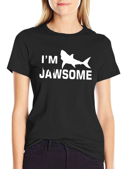 Jawsome Shark Graphic T-Shirt - Novelty Humor Tee