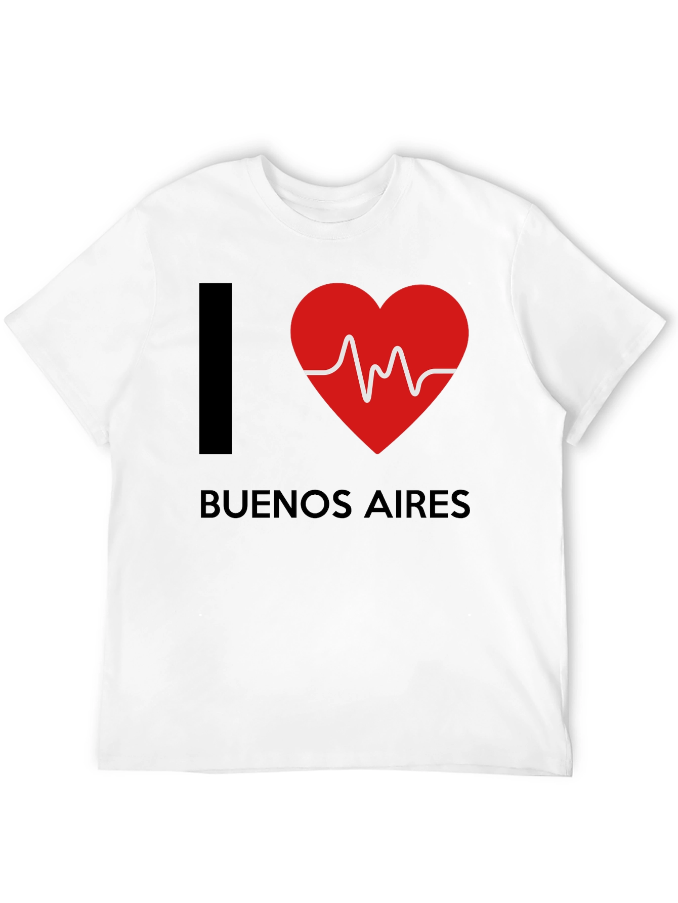 I Heart Buenos Aires T-Shirt - Black Cotton Tee