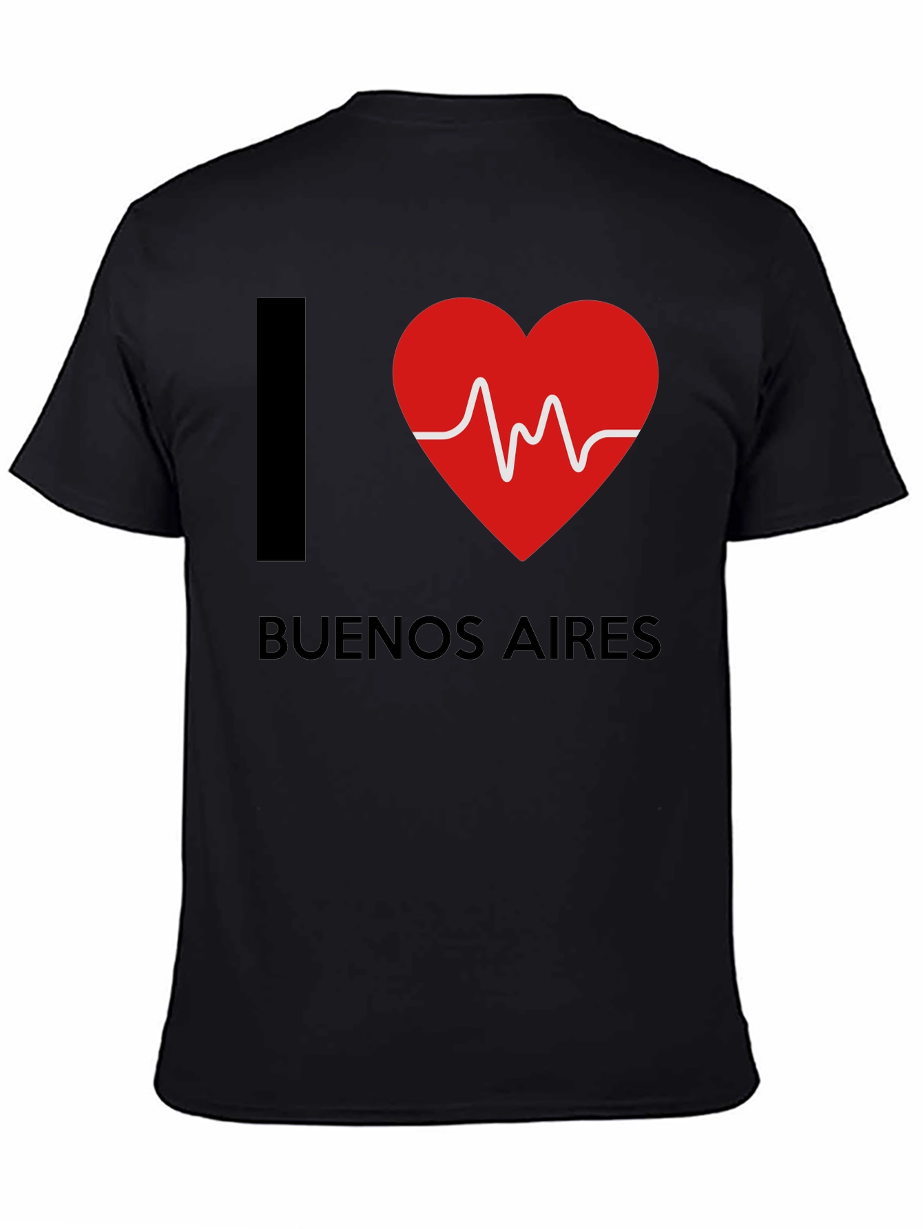 I Heart Buenos Aires T-Shirt - Black Cotton Tee