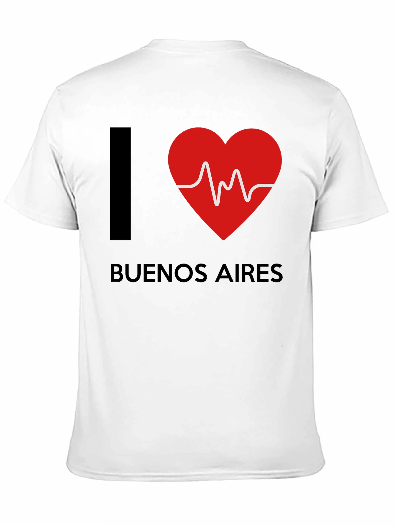 I Heart Buenos Aires T-Shirt - Black Cotton Tee
