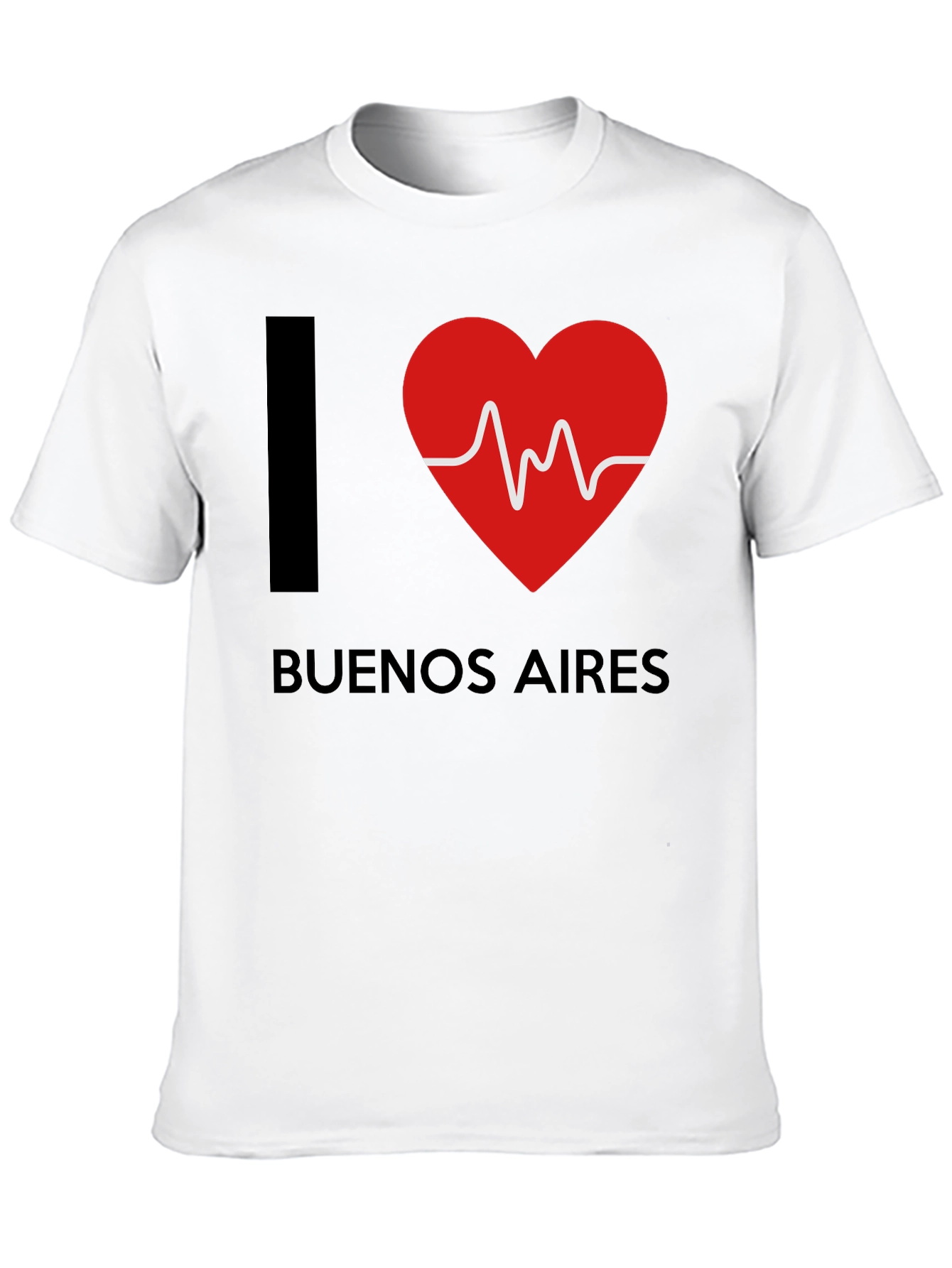 I Heart Buenos Aires T-Shirt - Black Cotton Tee