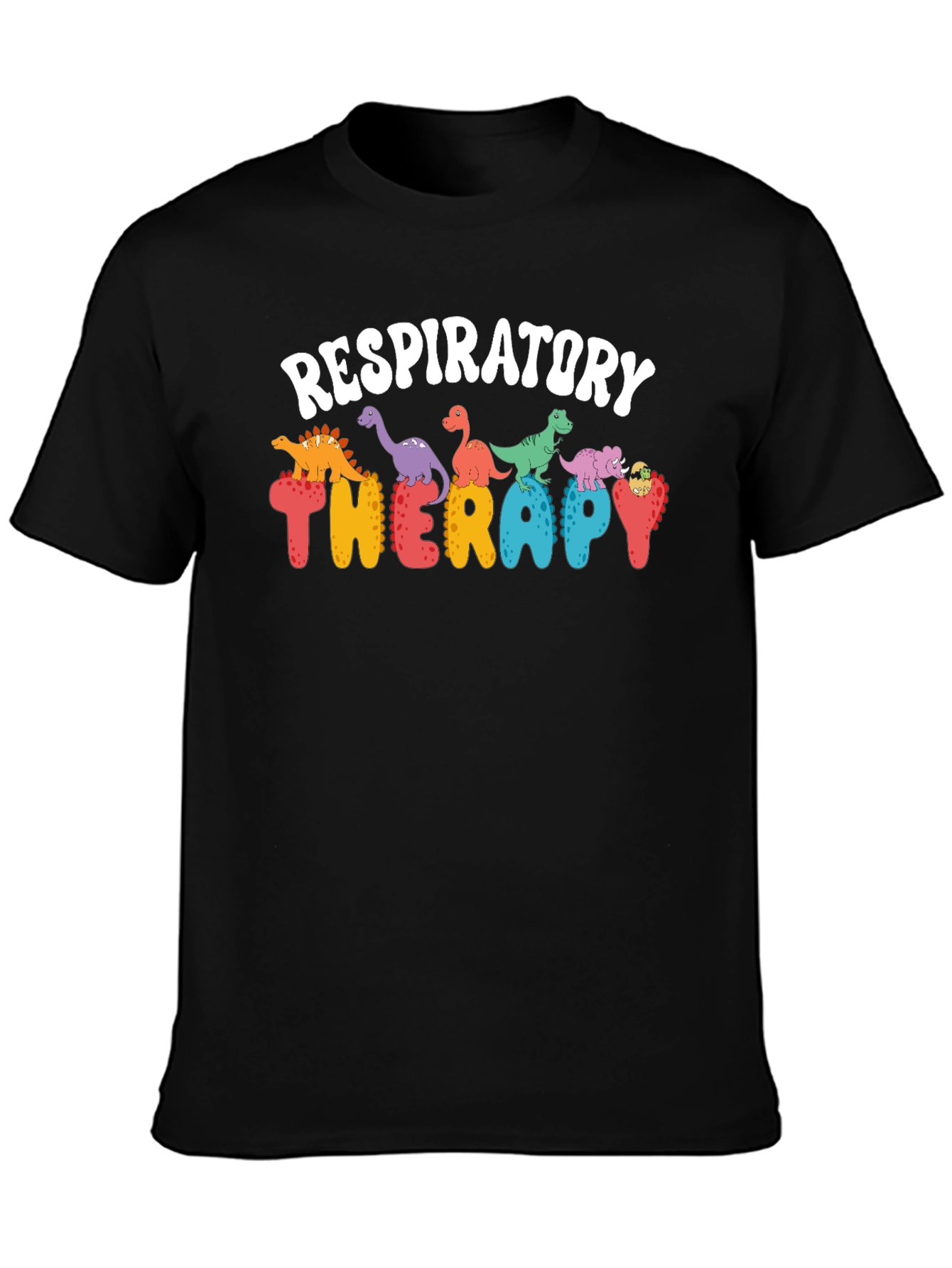 Respiratory Therapy Dinosaur Graphic Tee