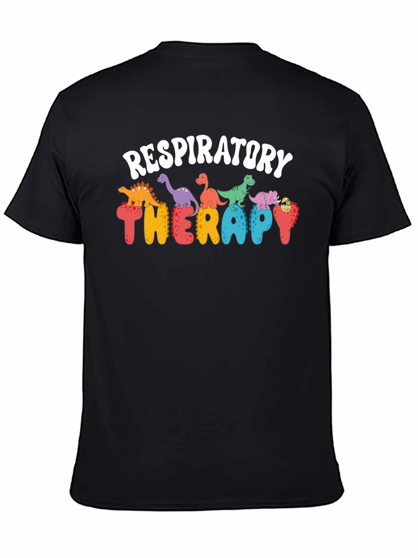 Respiratory Therapy Dinosaur Graphic Tee