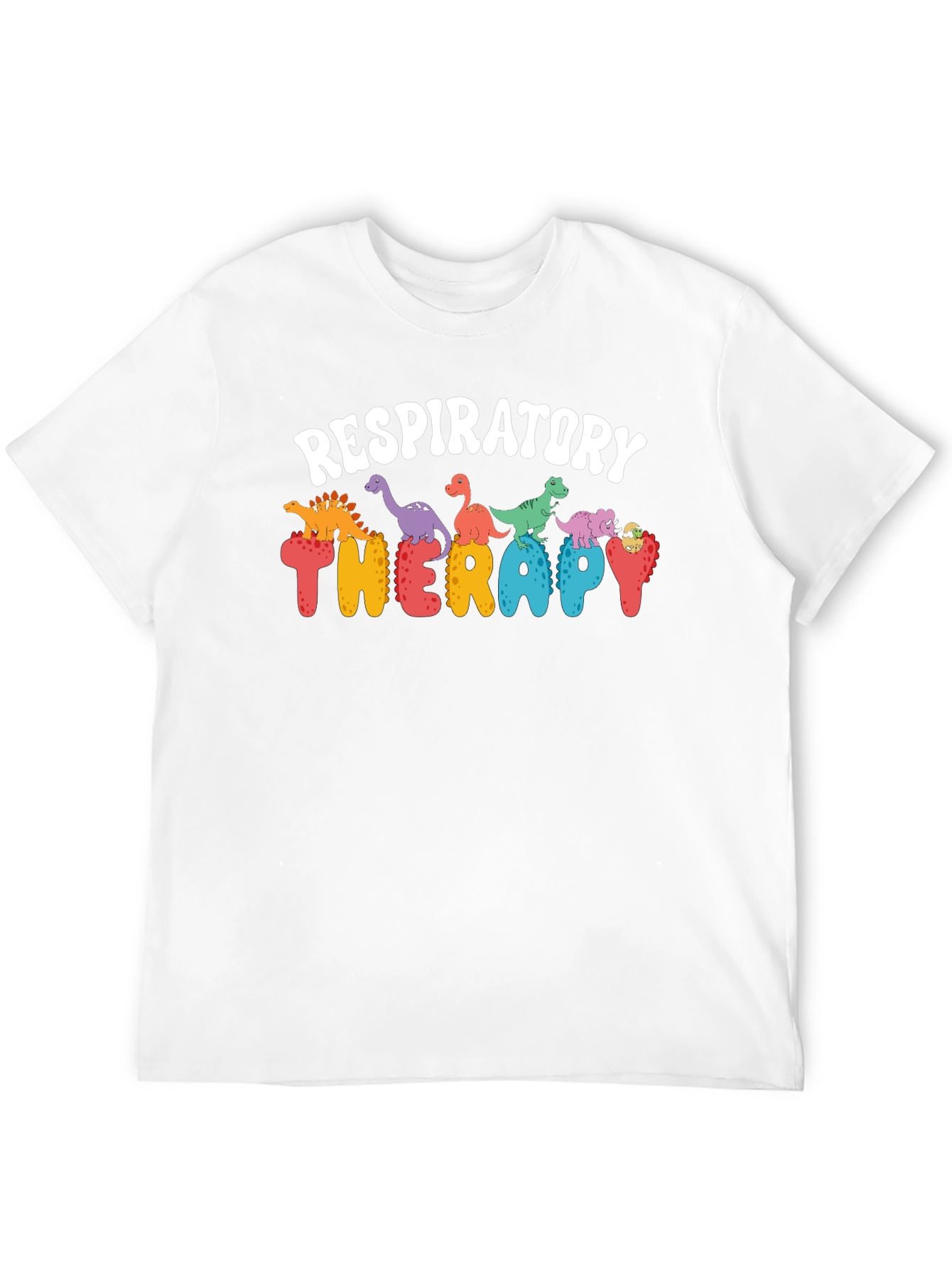 Respiratory Therapy Dinosaur Graphic Tee