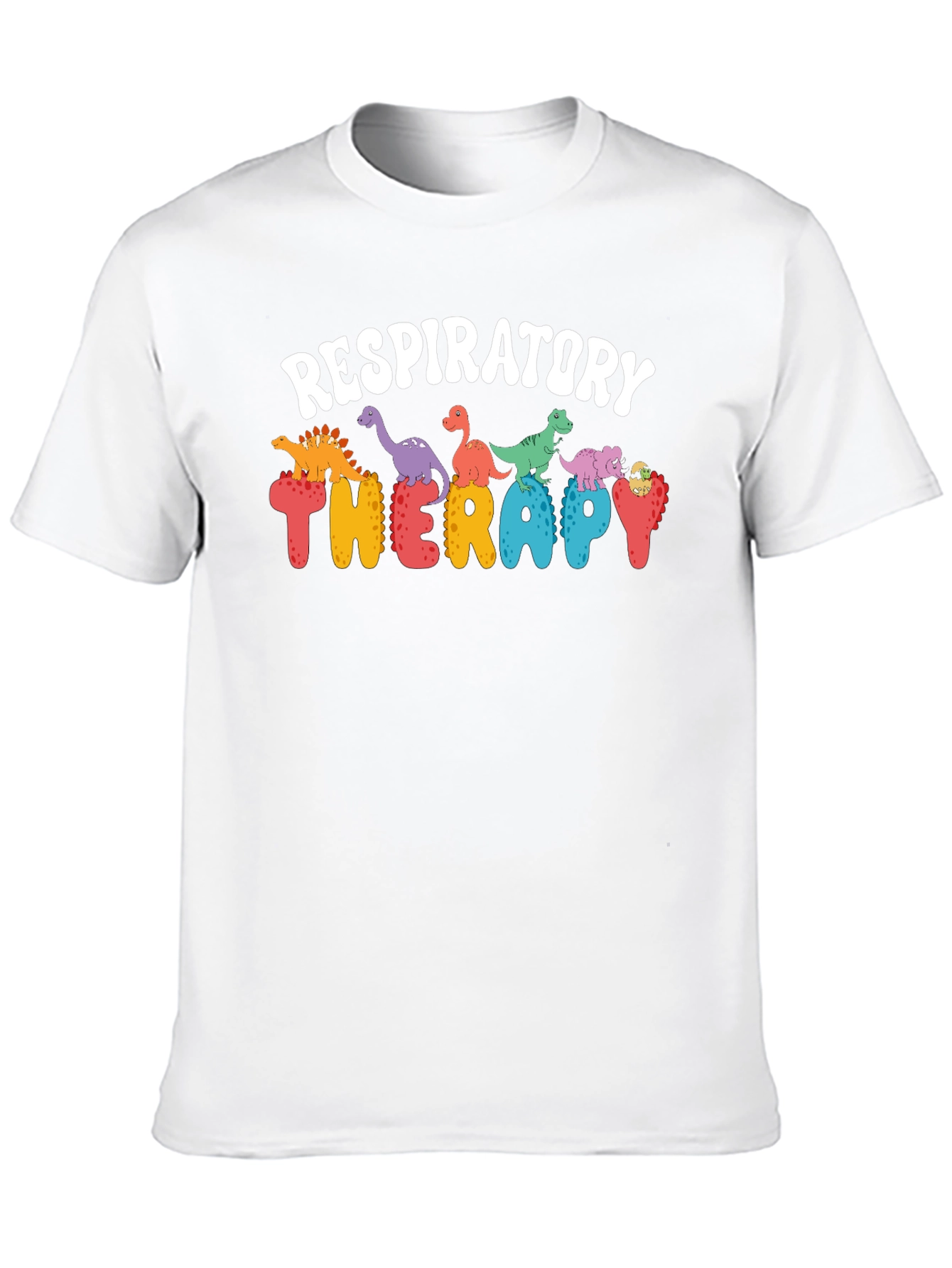 Respiratory Therapy Dinosaur Graphic Tee