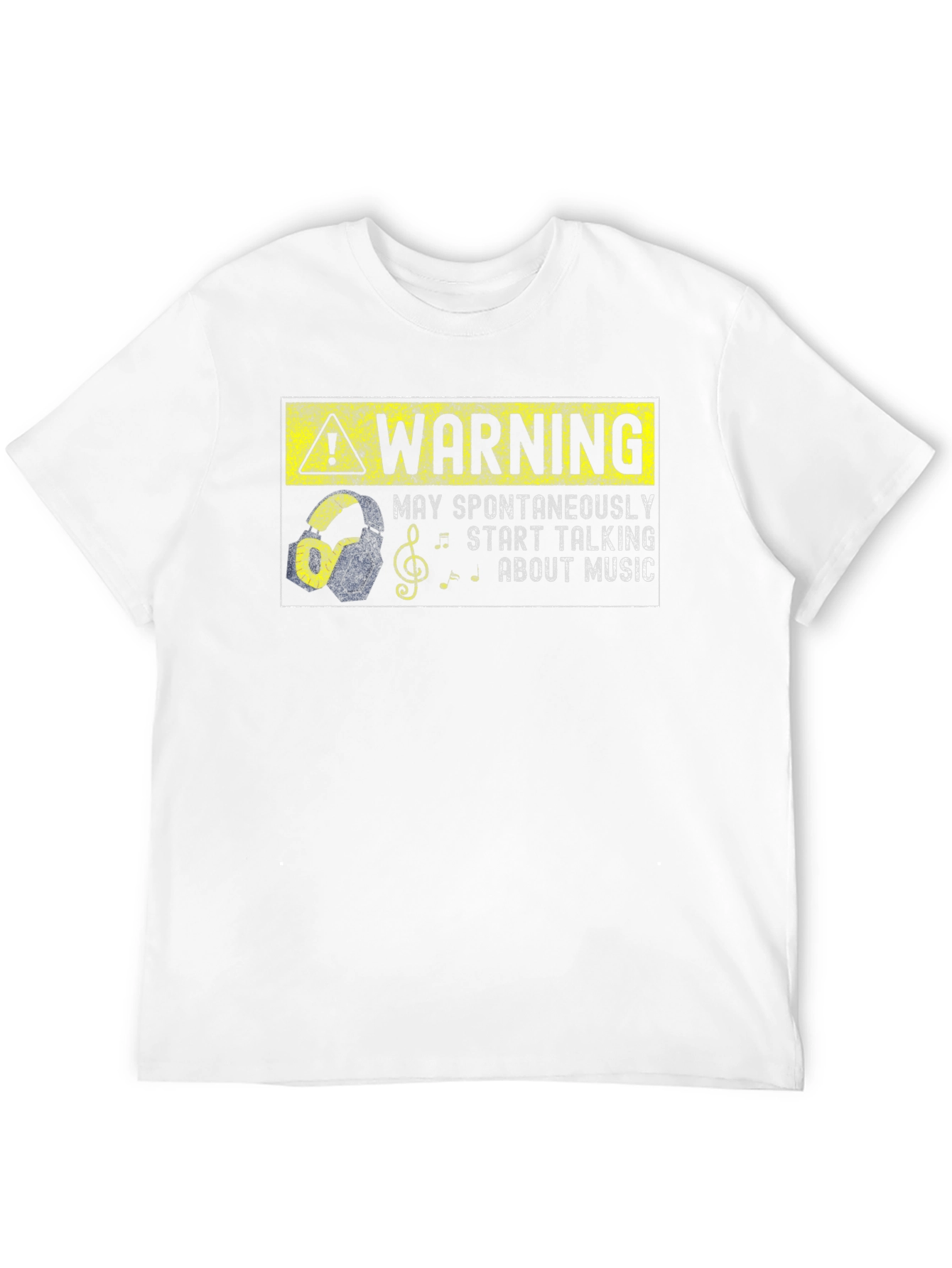 Warning: May Spontaneously Talk About Music T-Shirt
