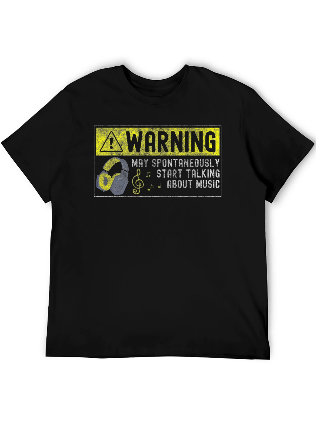 Warning: May Spontaneously Talk About Music T-Shirt