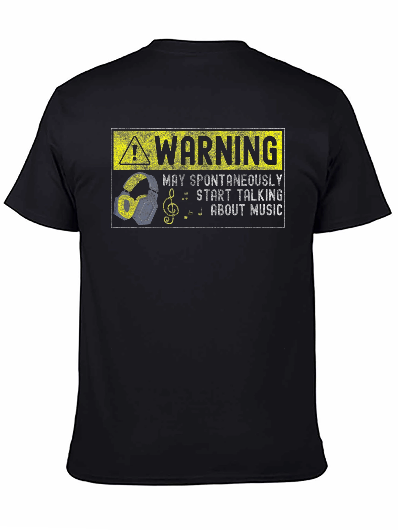 Warning: May Spontaneously Talk About Music T-Shirt