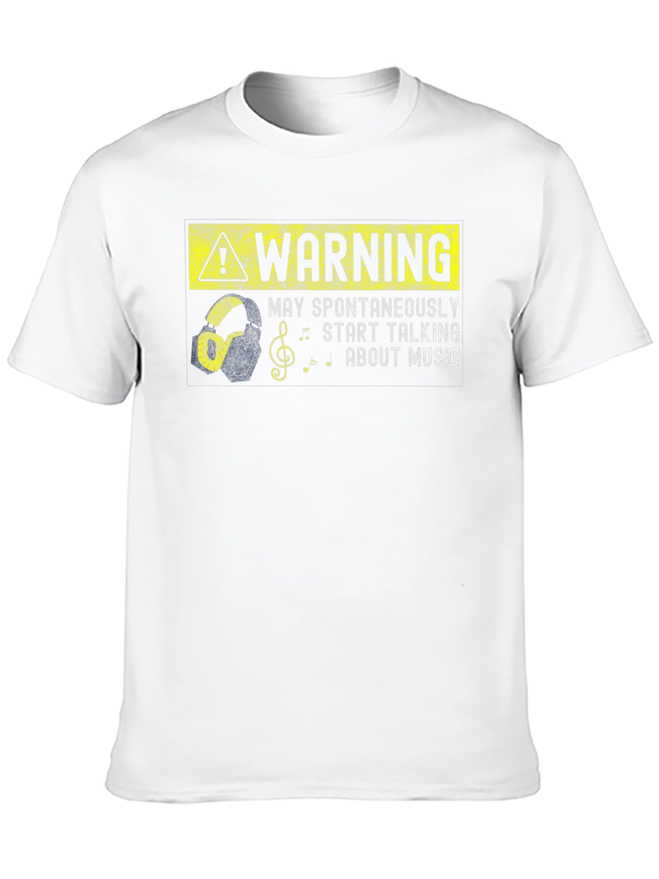 Warning: May Spontaneously Talk About Music T-Shirt