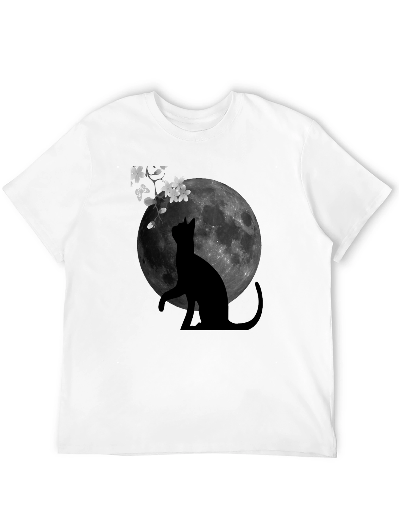 Cat Moon Silhouette T-Shirt