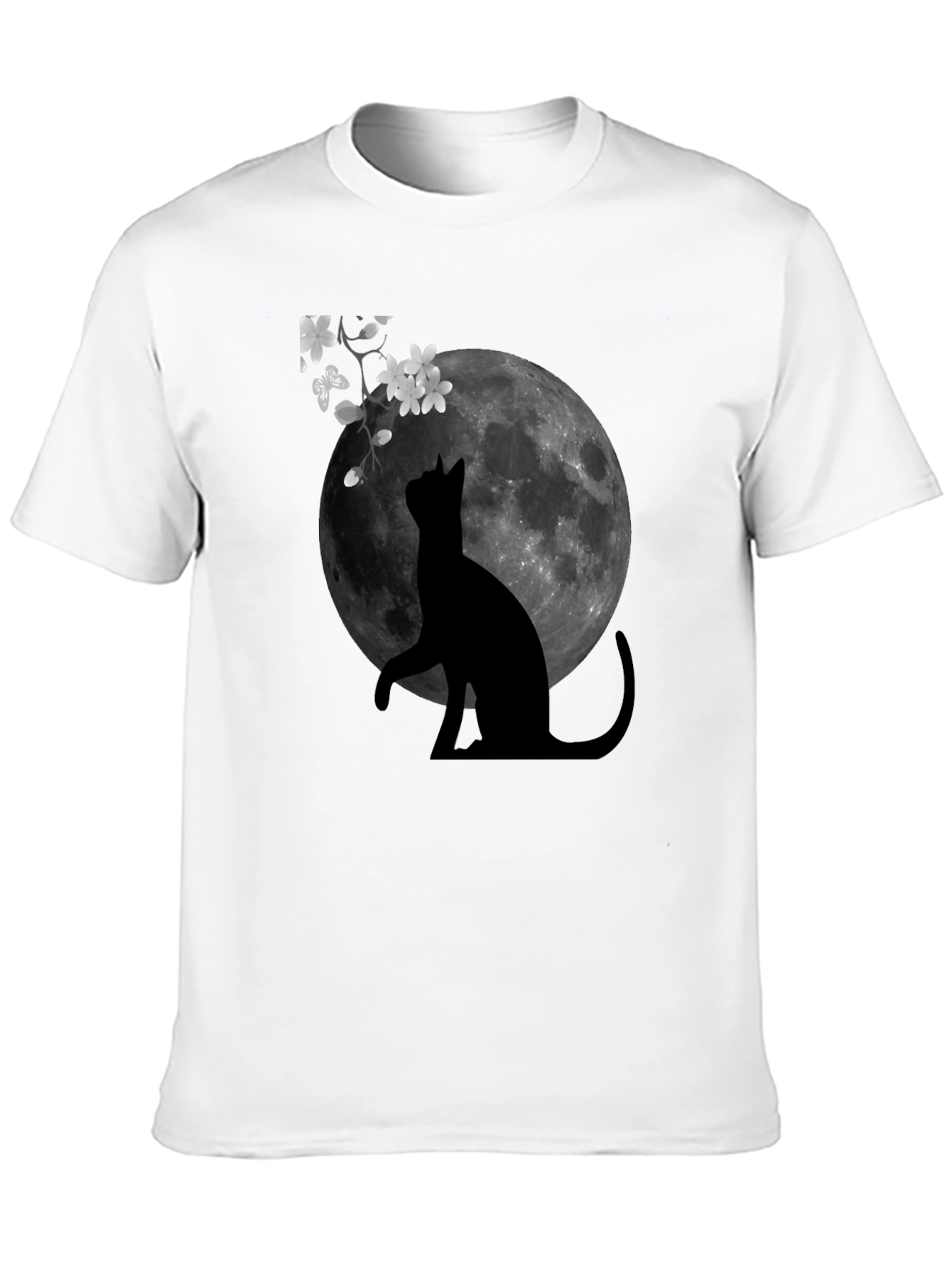Cat Moon Silhouette T-Shirt