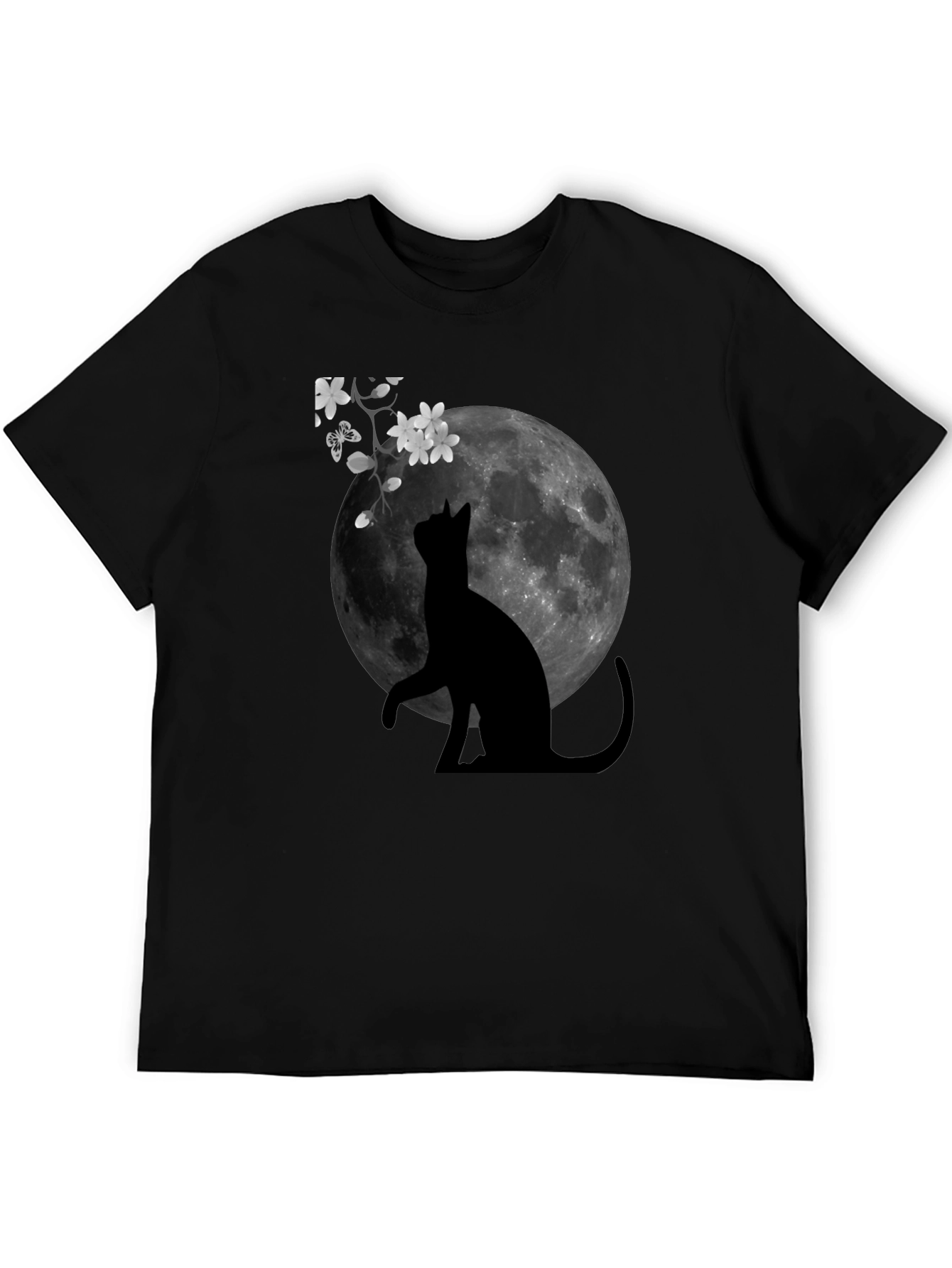 Cat Moon Silhouette T-Shirt