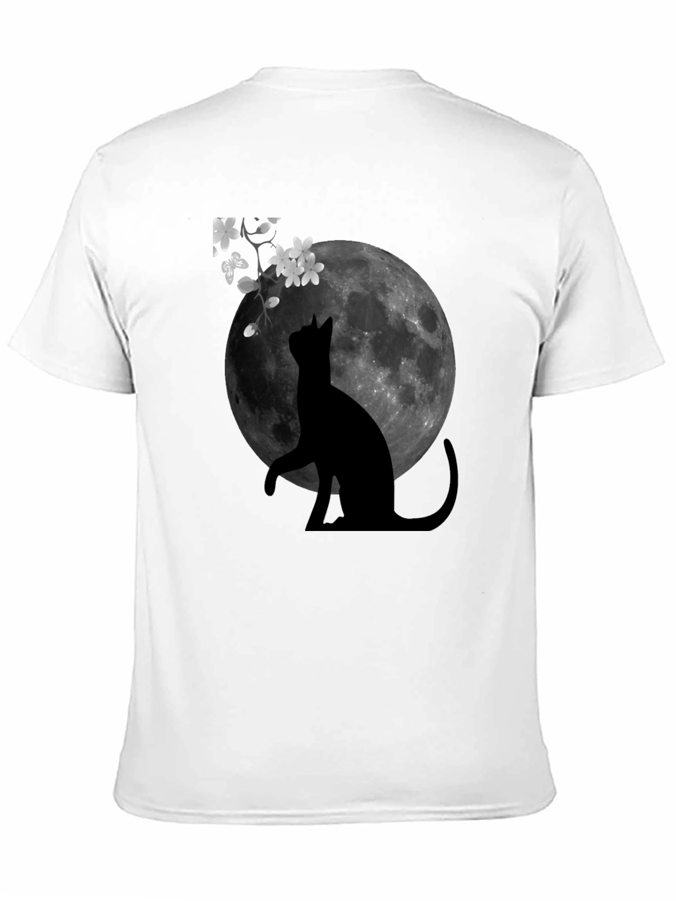 Cat Moon Silhouette T-Shirt