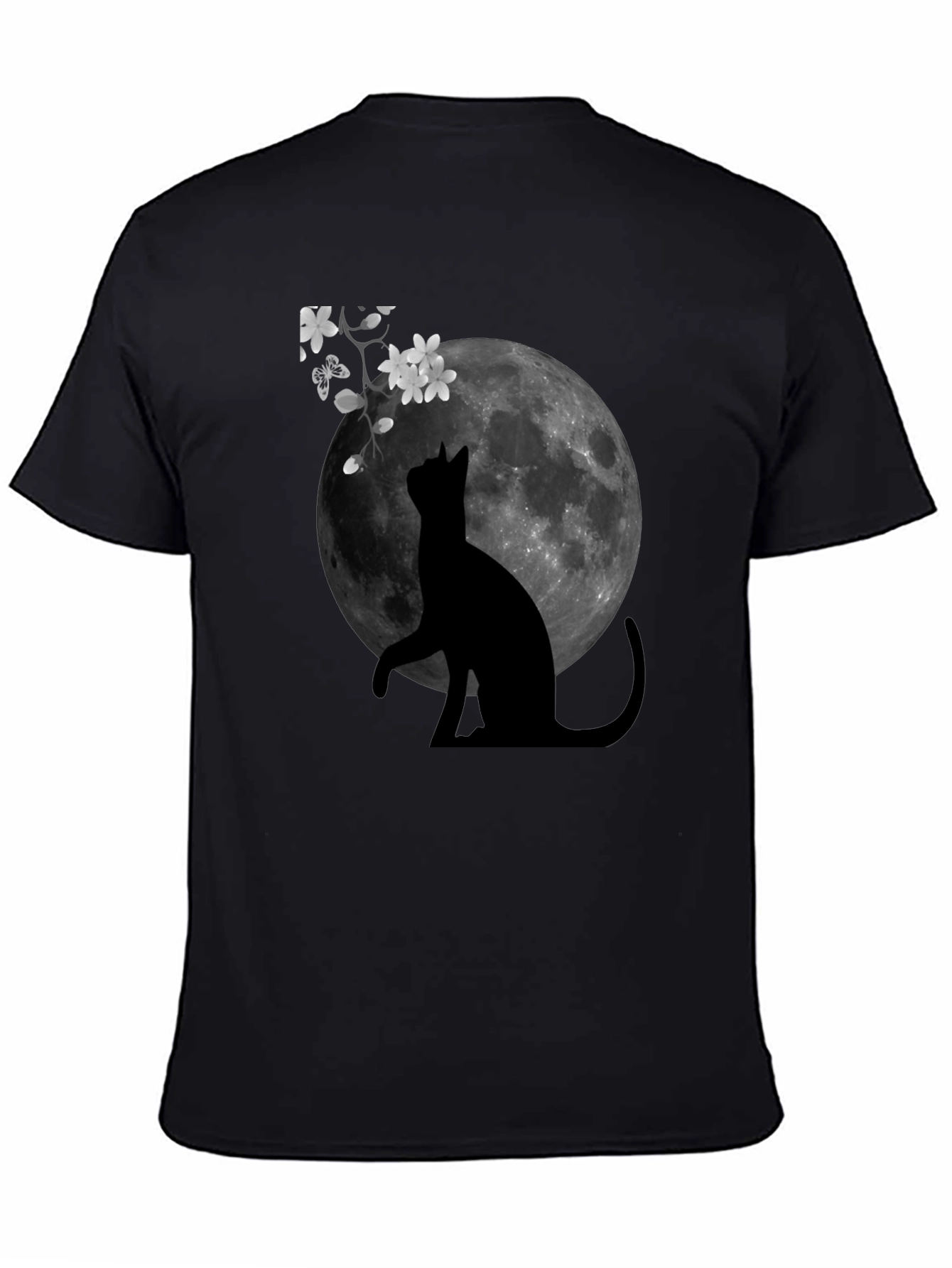 Cat Moon Silhouette T-Shirt