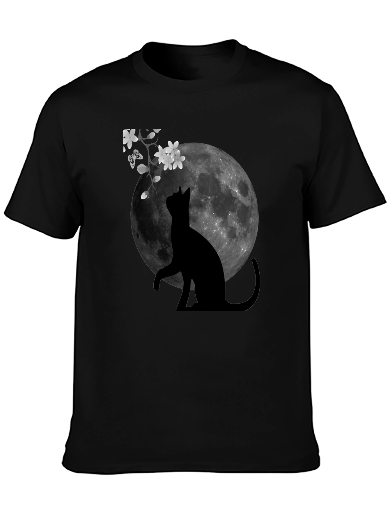 Cat Moon Silhouette T-Shirt