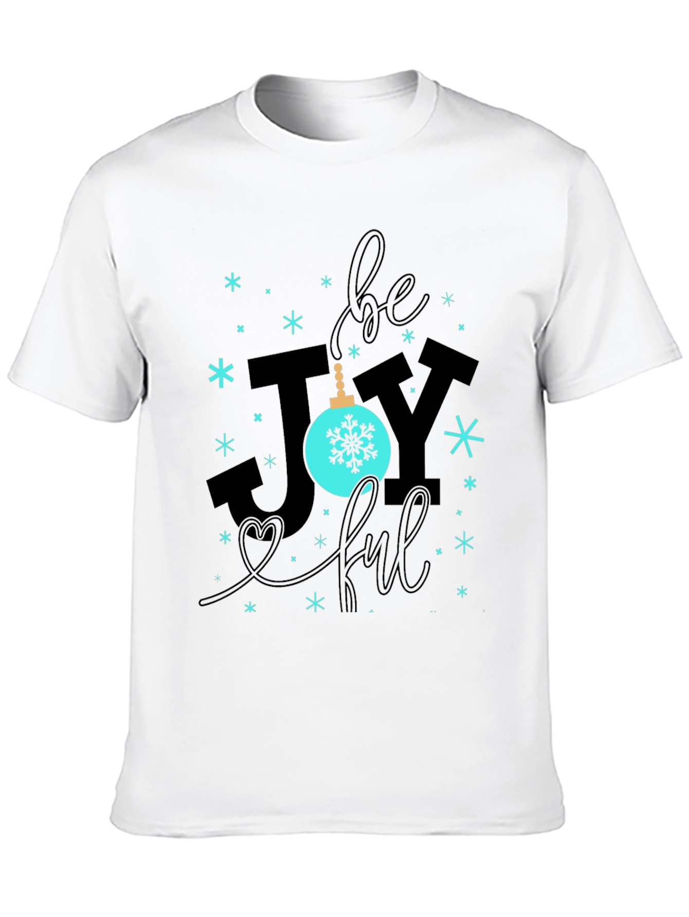 Be Joyful Black Graphic Tee
