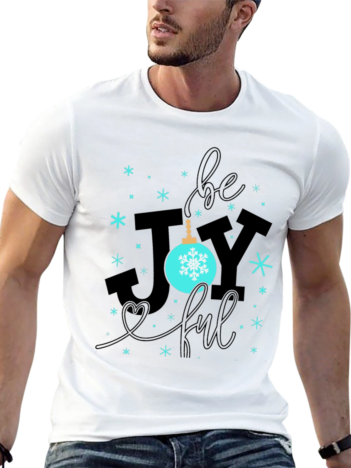 Be Joyful Black Graphic Tee